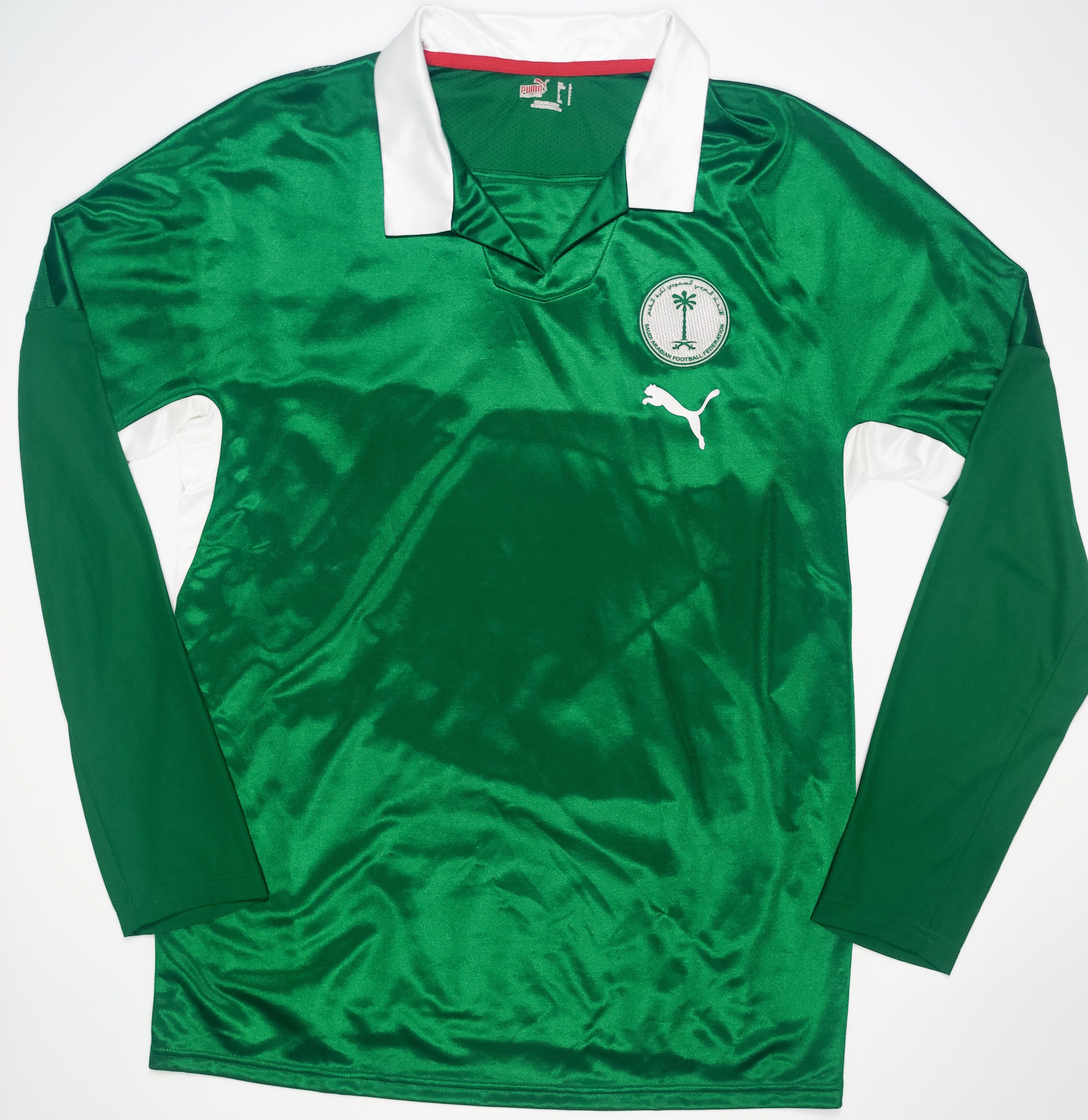 Saudi Arabia 2008 2009 Puma Longsleeve Home Shirt Kit Jersey