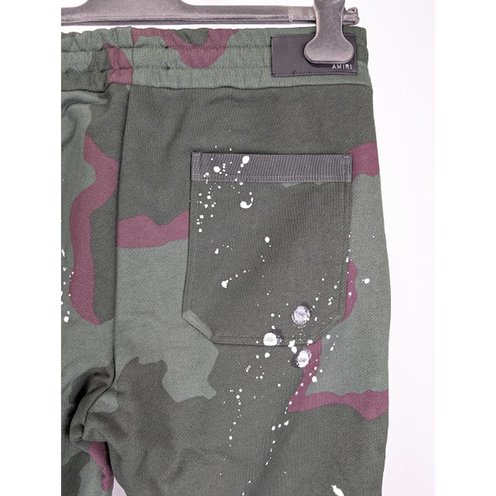 Amiri o1rshd1 Army Logo Sweatpant in Camo Size US 34 / EU 50 - 16 Thumbnail