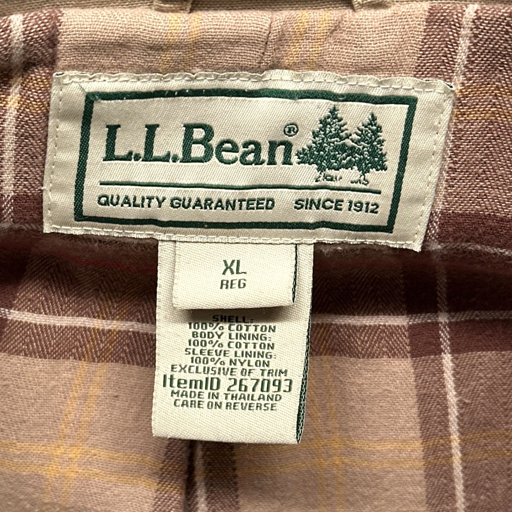Vintage VINTAGE L.L.Bean Jacket Mens XL Khaki Barn Coat Canvas Field Lined Coat Size US XL / EU 56 / 4 - 4 Thumbnail
