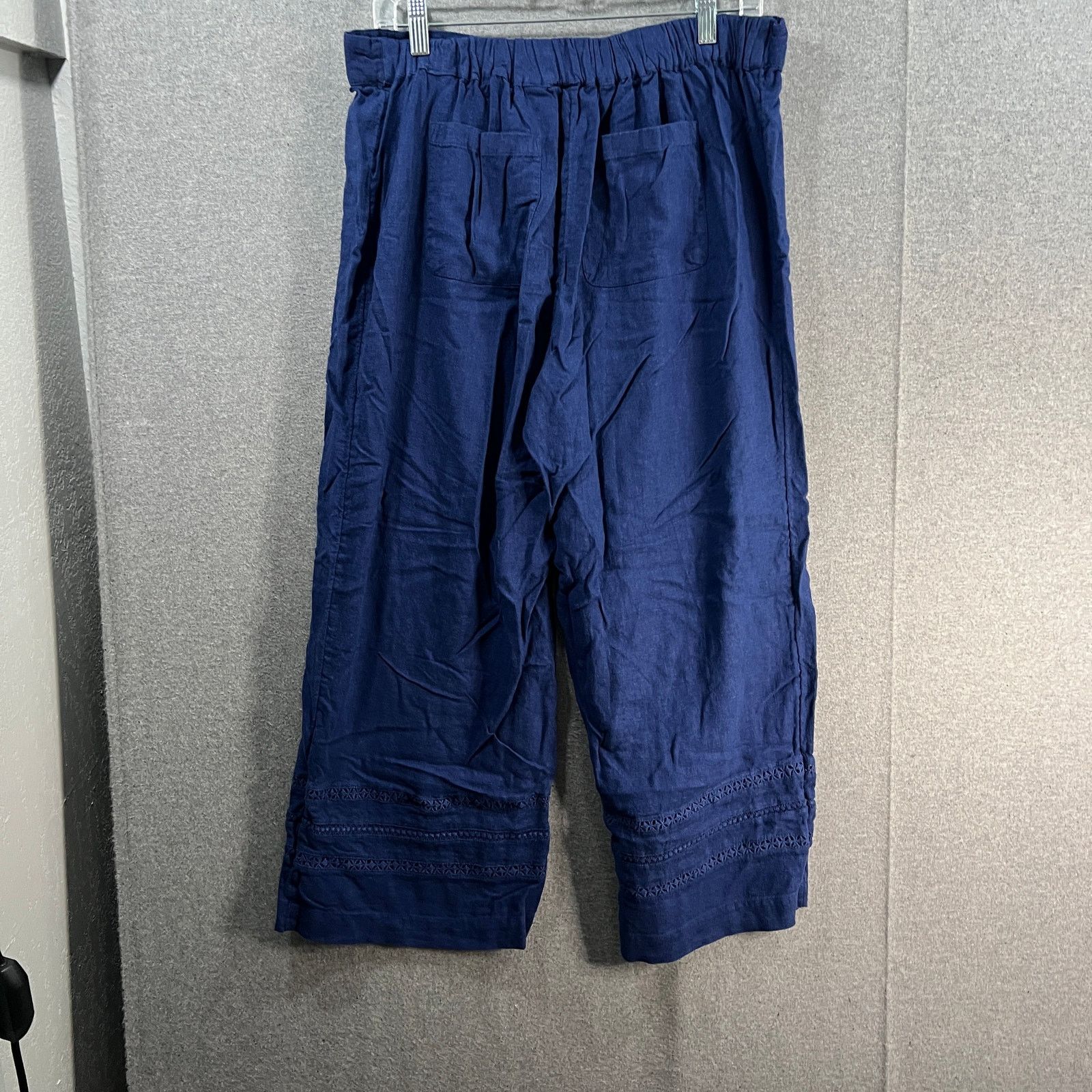 Other Isaac Mizrahi LIVE! Bridgehampton Linen Blend Pants Size 36" / US 14 / IT 50 - 2 Thumbnail