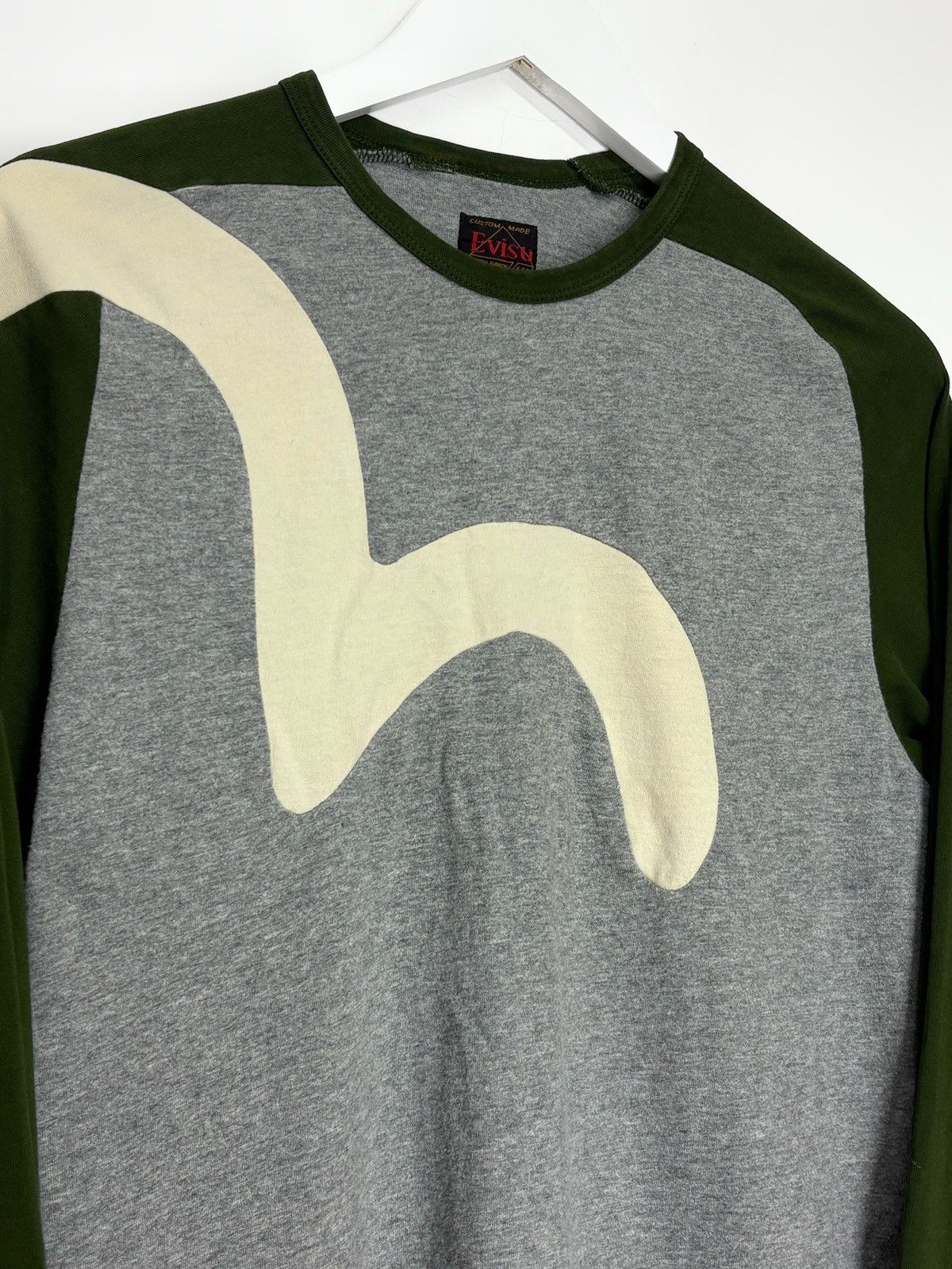 Evisu Vintage Evisu Longsleeve Green Gray Size US L / EU 52-54 / 3 - 3 Thumbnail