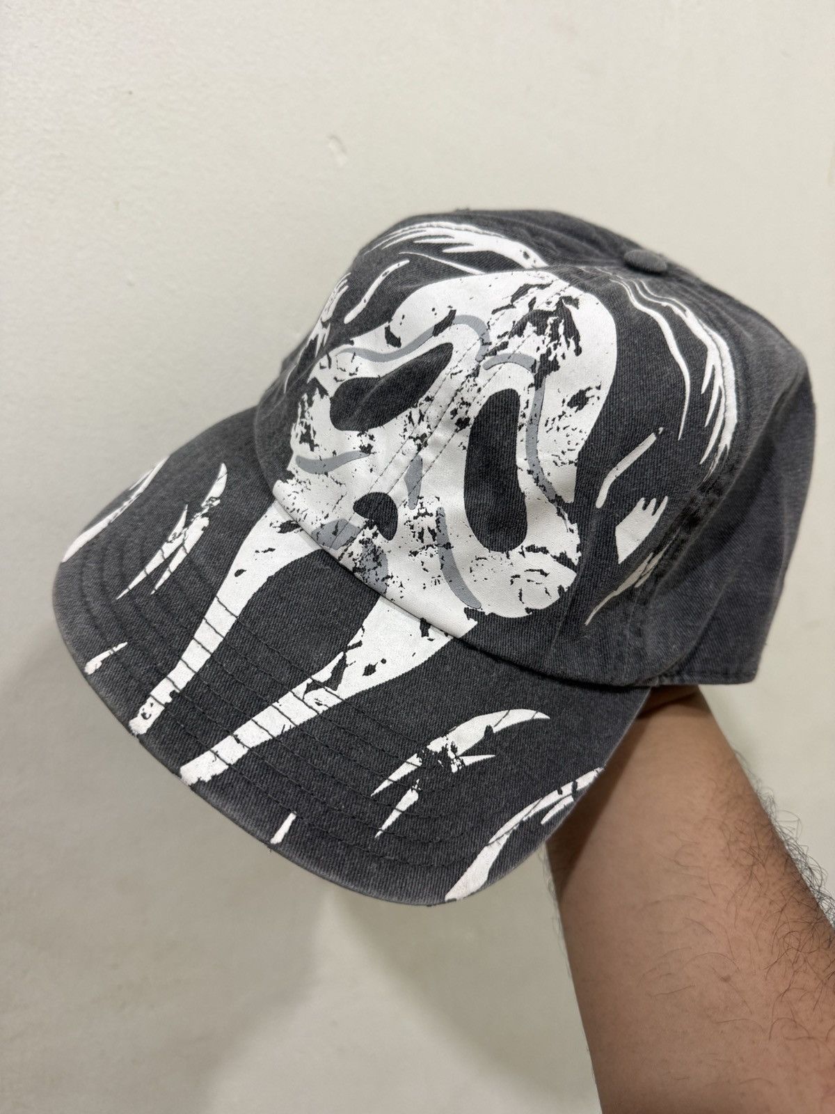 Vintage VTG Ghost Face Punk Full Printed Hat Size ONE SIZE - 1 Thumbnail