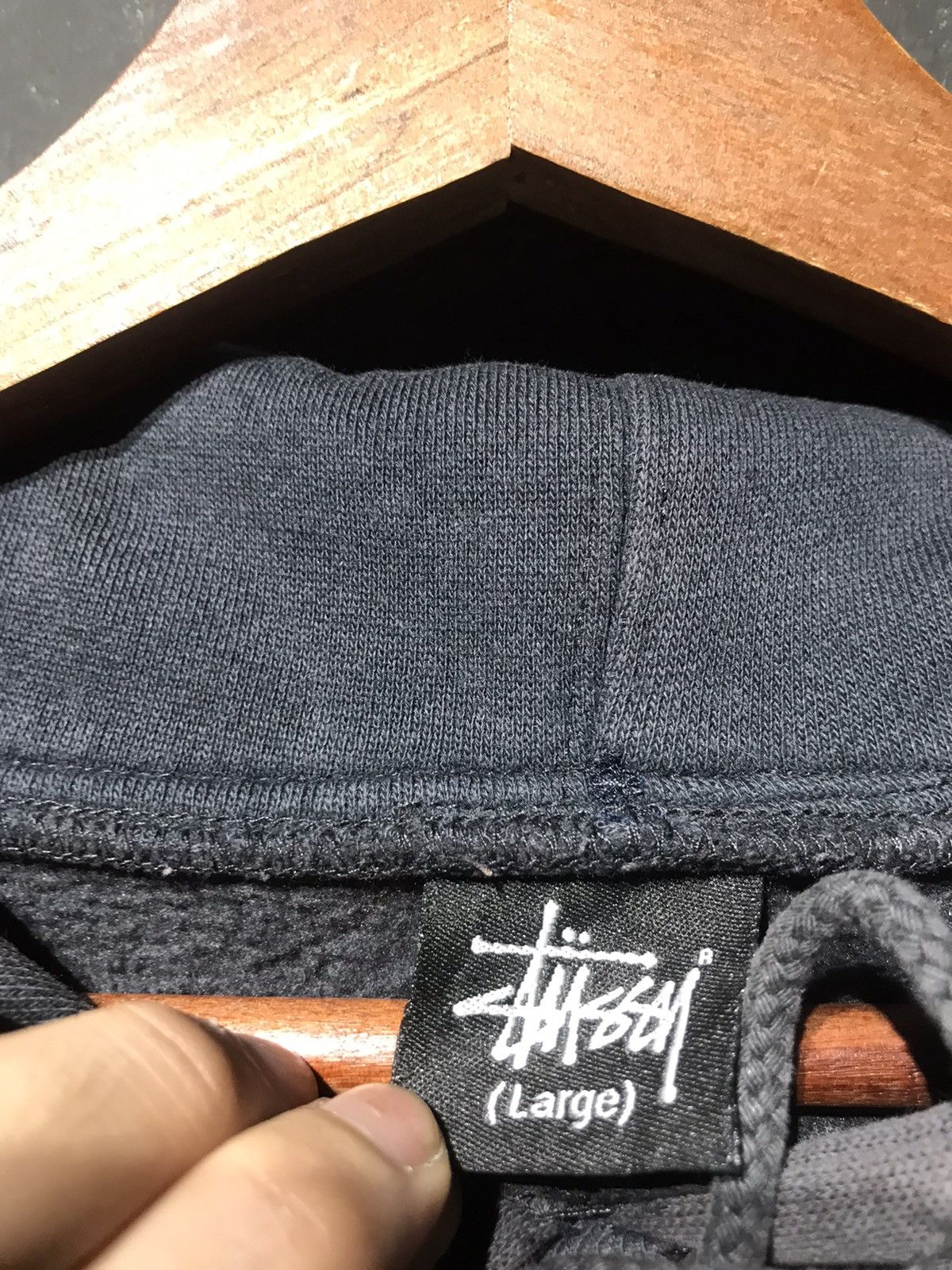 GRAIL RARE y2k Stussy Skull Thrashed Sunfaded Pullover