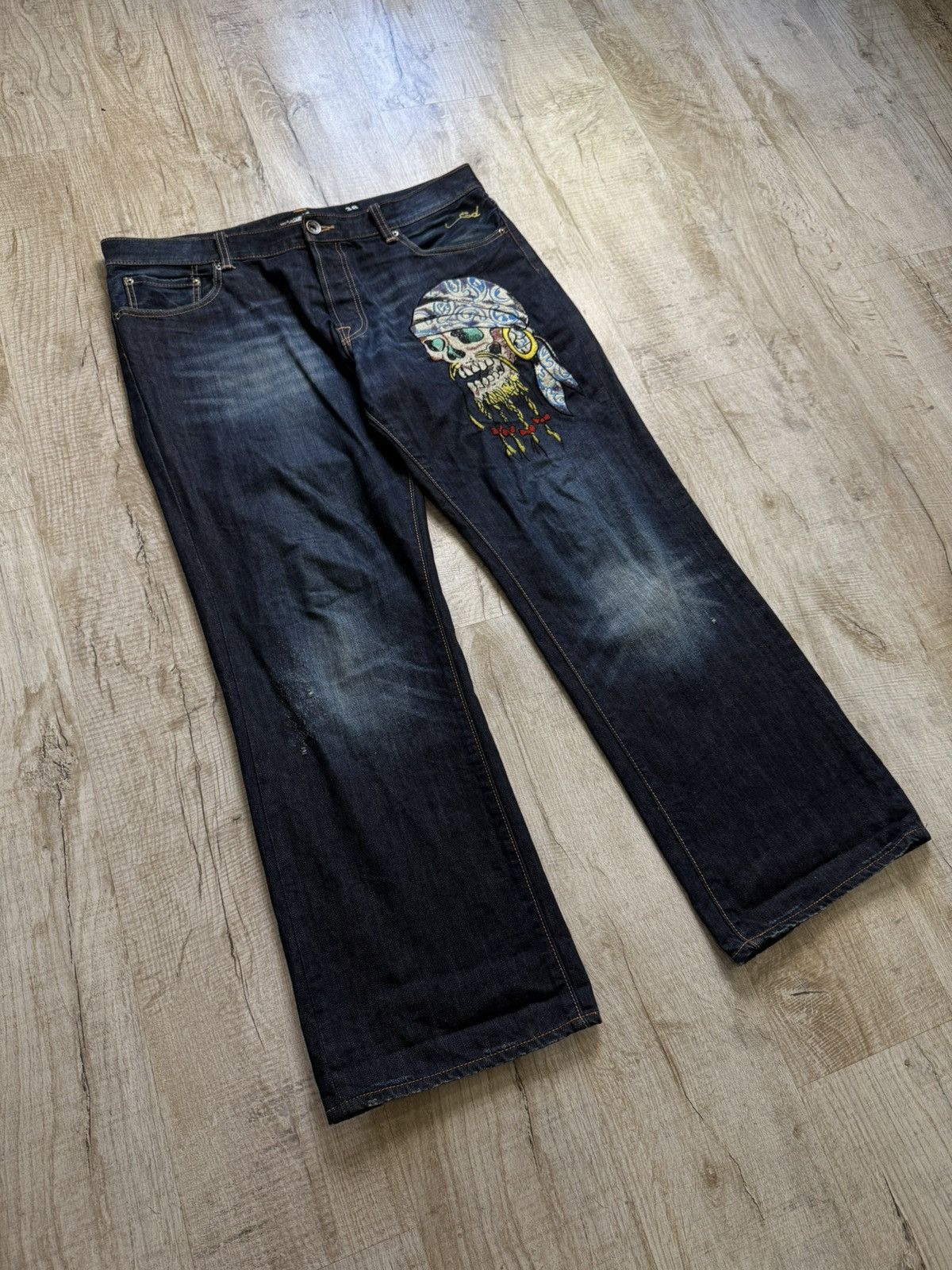 Ed Hardy Vintage Ed Hardy Jeans by Christian Audigier Pants Size US 38 / EU 54 - 4 Thumbnail