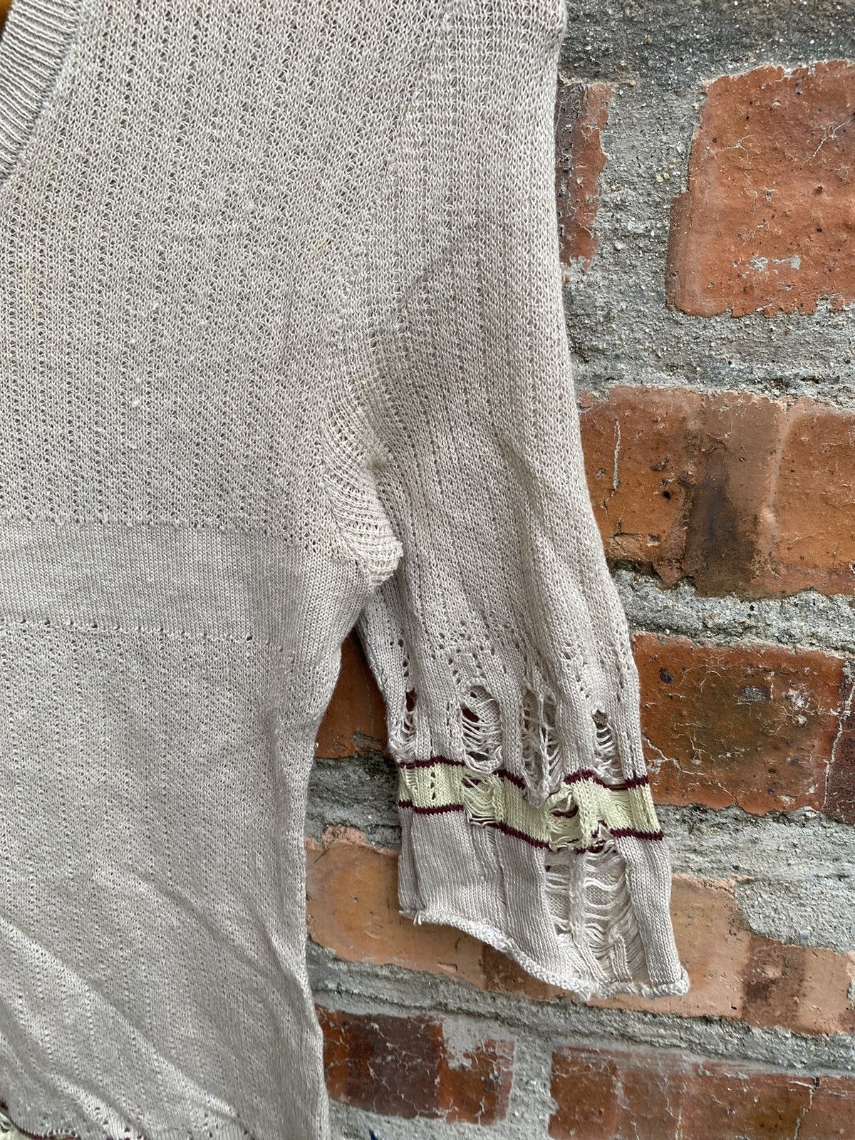 Maison MIHARA YASUHIRO SS03 Mummy Knit distresses Size US XS / EU 42 / 0 - 5 Thumbnail