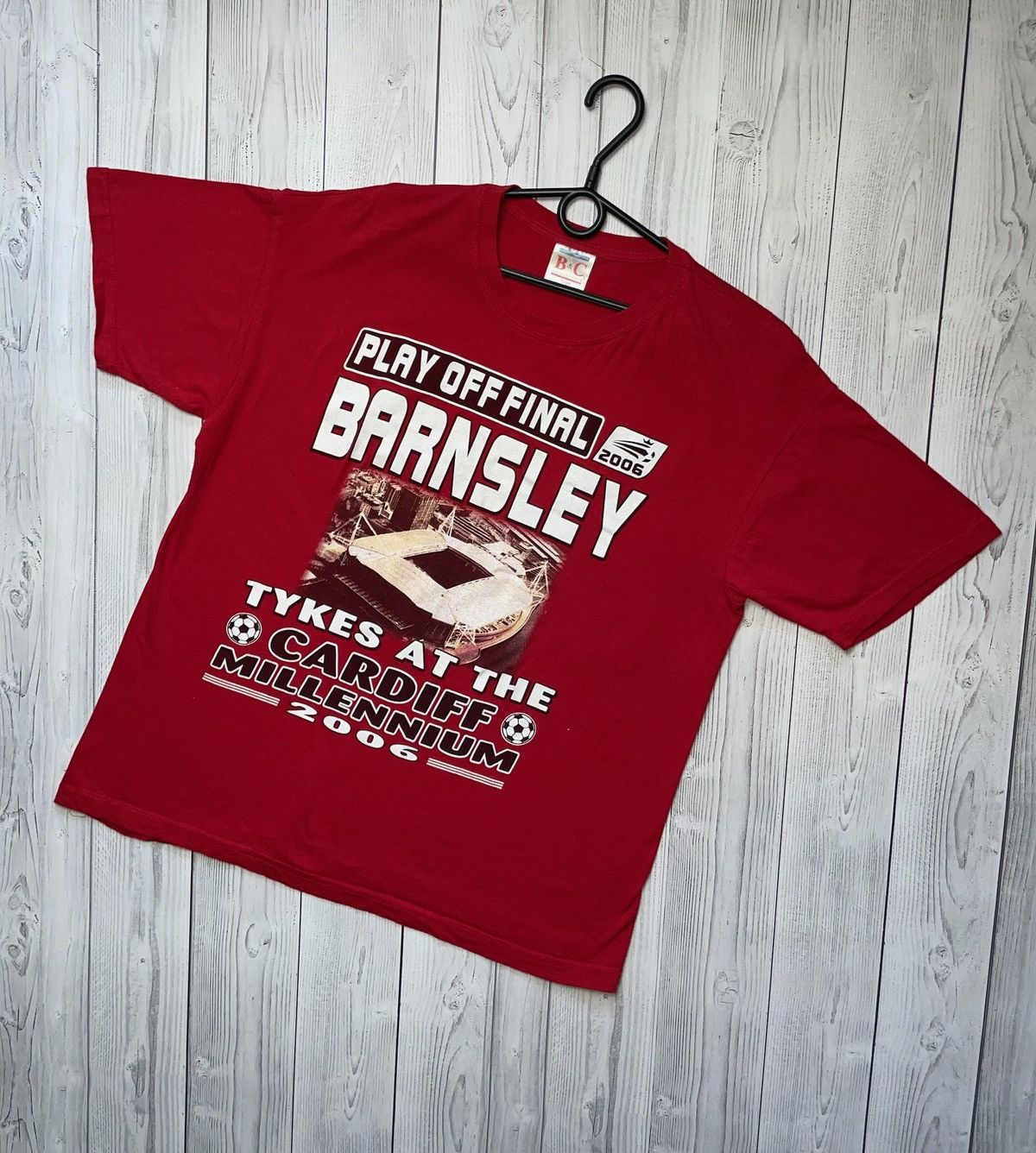 Vintage Vintage Barnsley 2006 final cup rare tee size L logo Size US L / EU 52-54 / 3 - 1 Thumbnail