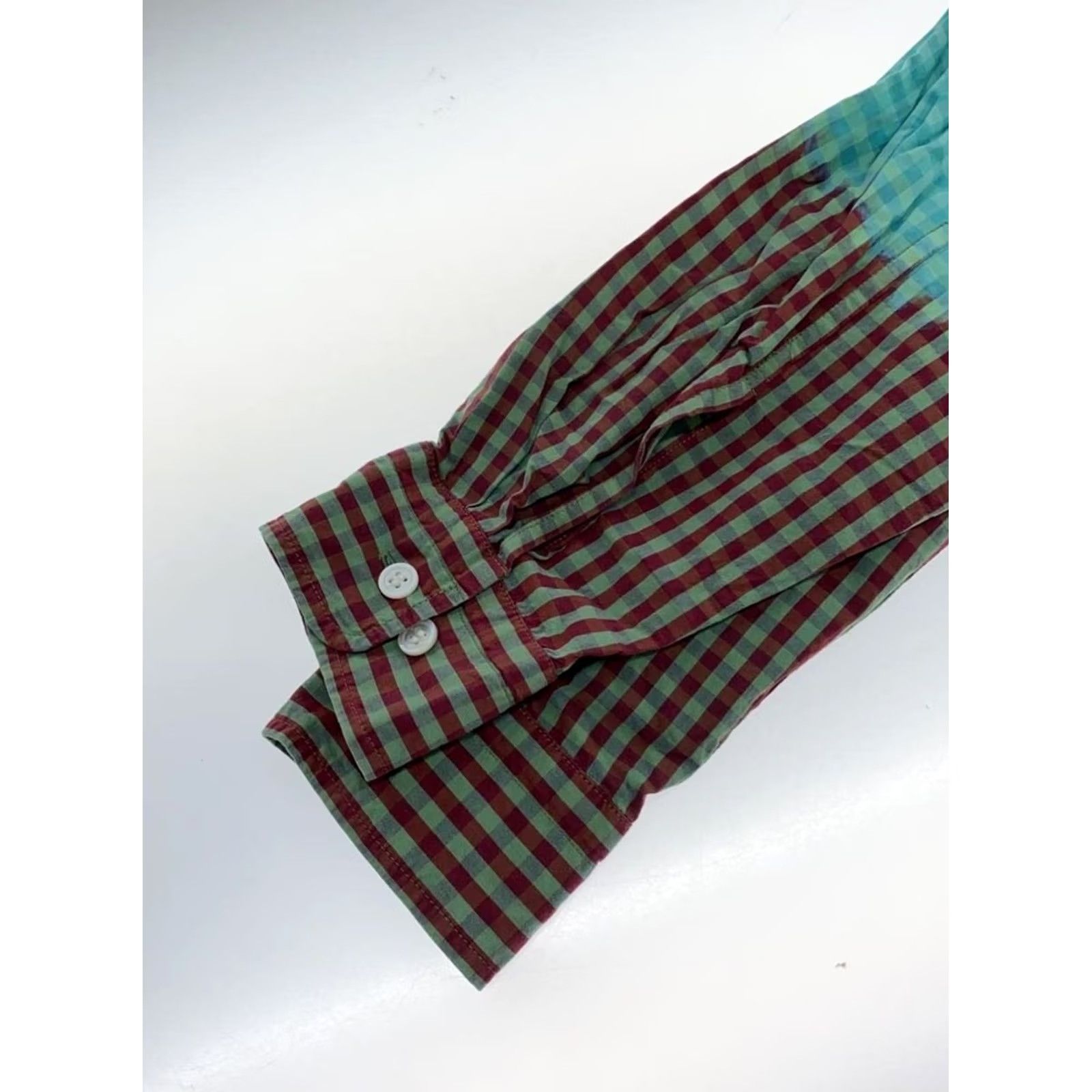 Issey Miyake ISSEY MIYAKE MEN Multicolor Check Cotton Long Sleeve Shirt Size L Size US L / EU 52-54 / 3 - 6 Thumbnail