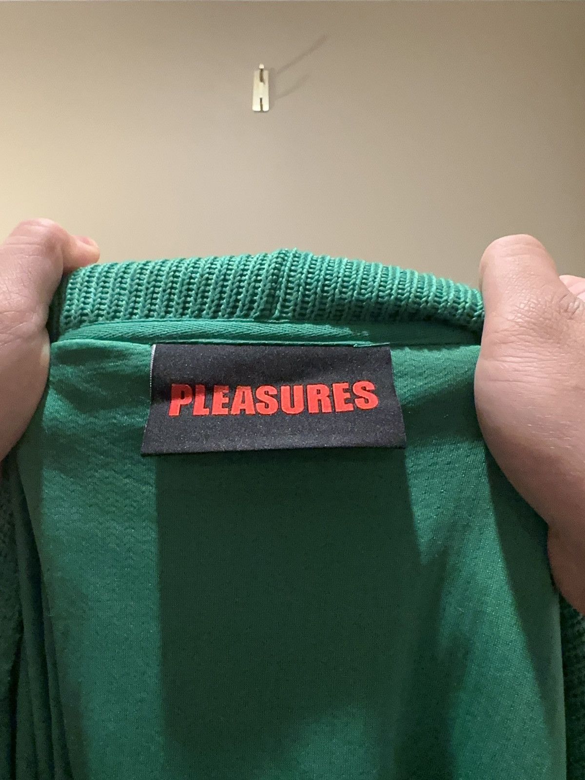 Pleasures Pleasures Twitch Knitted Zip Size US L / EU 52-54 / 3 - 5 Thumbnail
