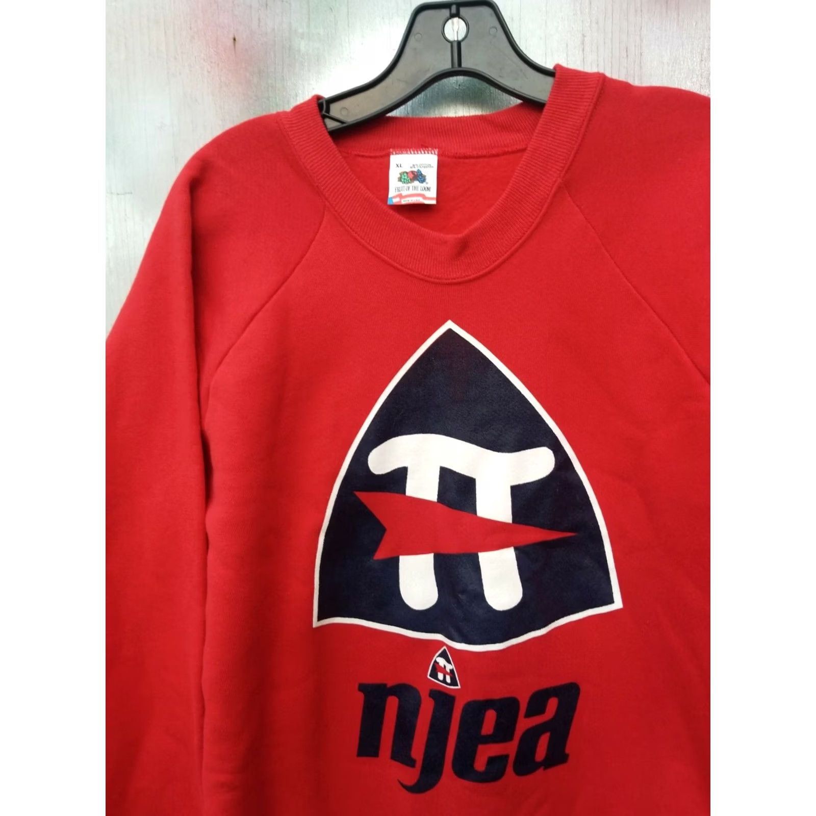 Fruit Of The Loom VINTAGE NJEA CREWNECK SHIRT XL Men Red NJEA Crewneck Shirt Size US XL / EU 56 / 4 - 2 Thumbnail