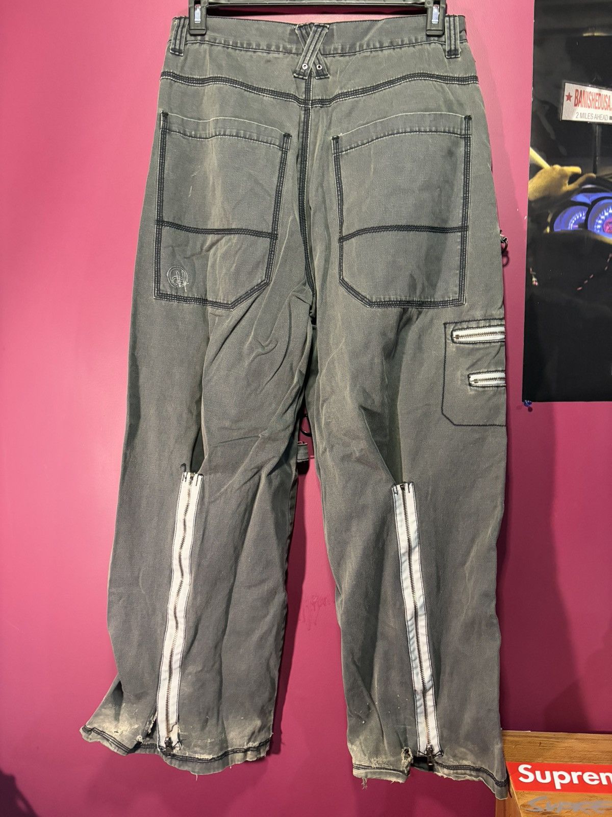 Tripp NYC CHOR zipper raver jeans Size US 34 / EU 50 - 8 Thumbnail
