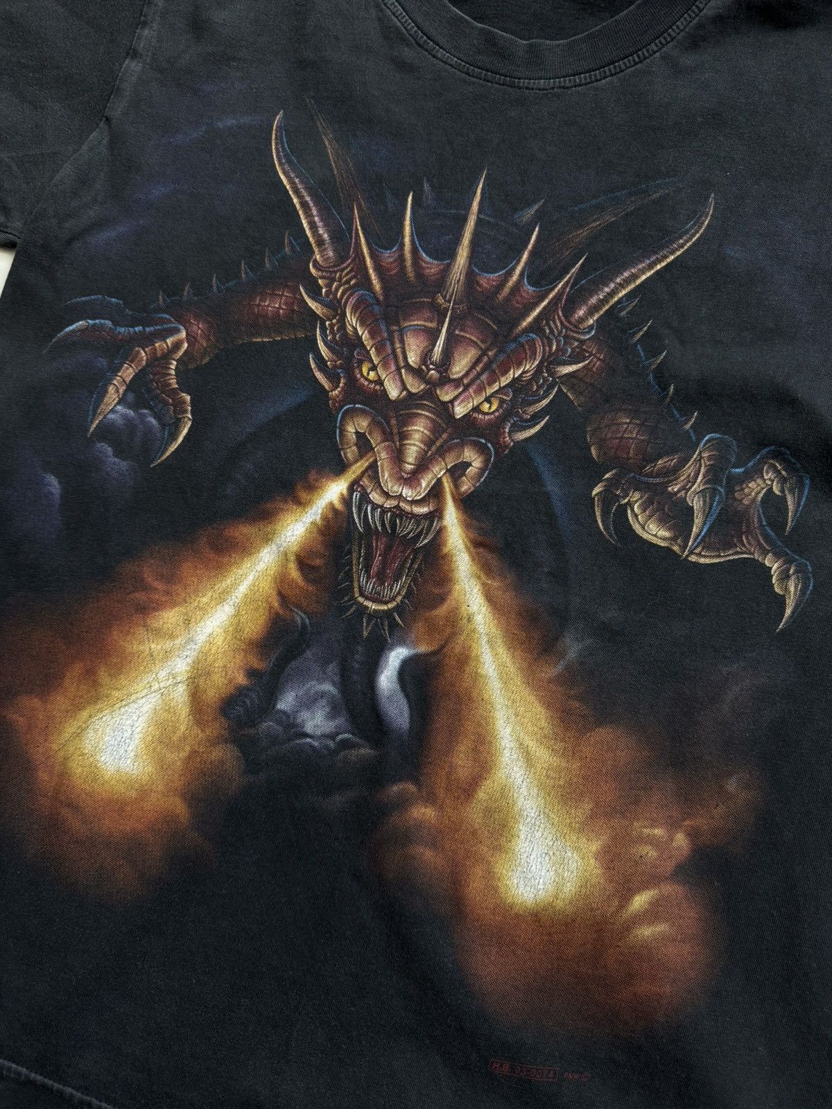 Japanese Brand × Vintage Awesome Japanese big logo Dragon tee Size US M / EU 48-50 / 2 - 4 Thumbnail