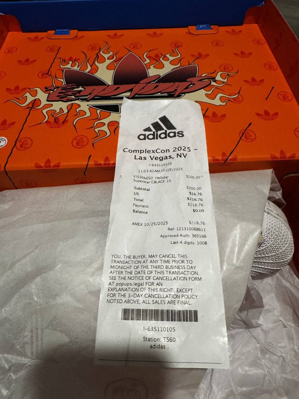 Adidas Adidas x HELLSTAR Superstar II DS SZ 9 US M Size US 9 / EU 42 - 9 Thumbnail