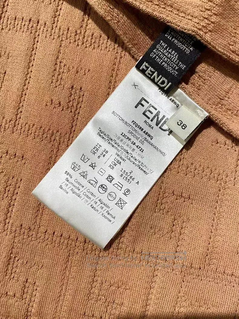 eliya the label brown dress Beige Viscose High Collar Dress - Fendi - Women