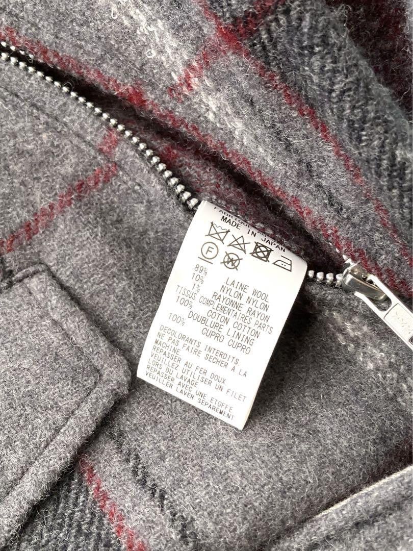 Yohji Yamamoto Y's yohji yamamoto wool check riders jacket Size US S / EU 44-46 / 1 - 8 Thumbnail