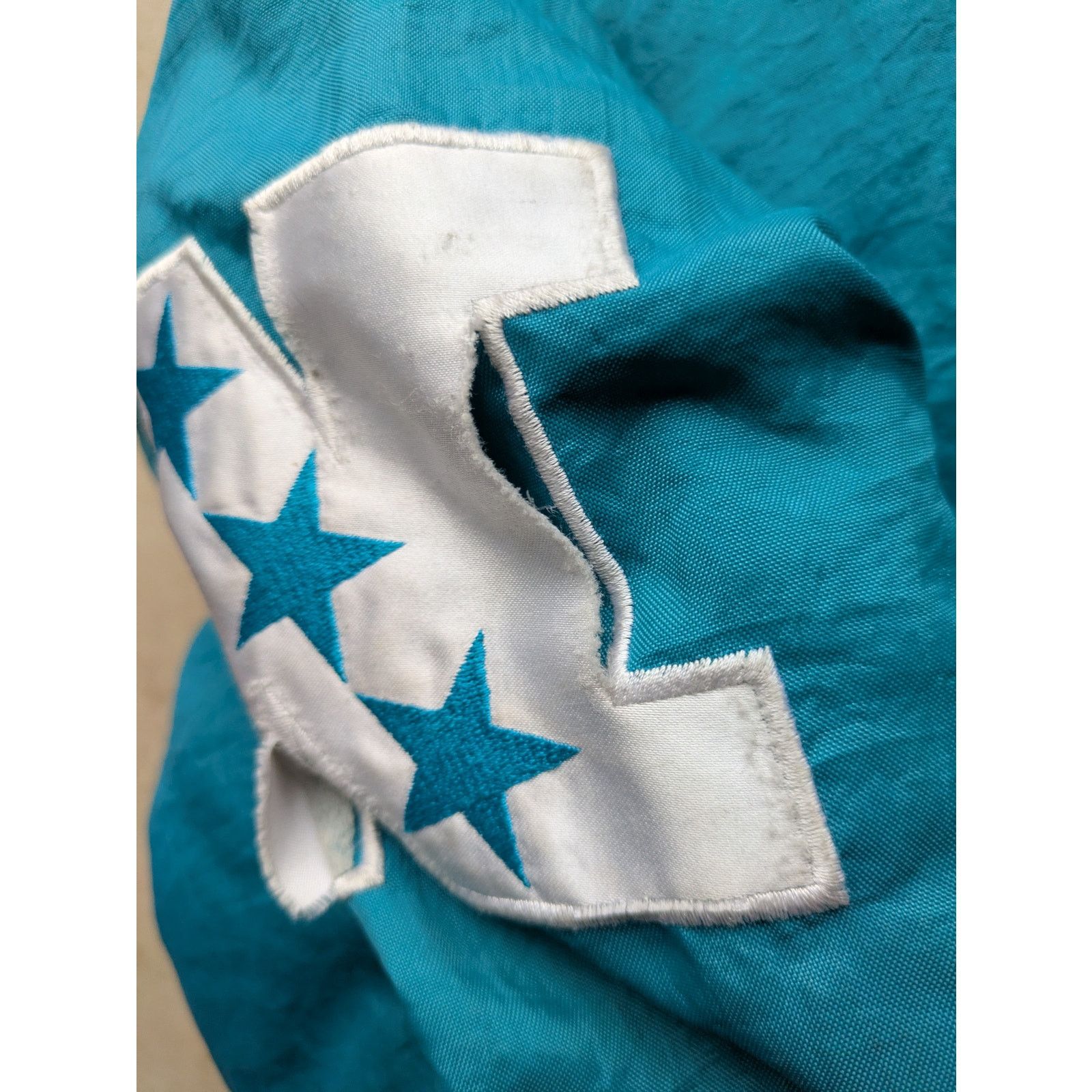 NHL × Starter San Jose Sharks 90s puffer jacket Spellout XL teal NHL vtg Size US XL / EU 56 / 4 - 6 Thumbnail