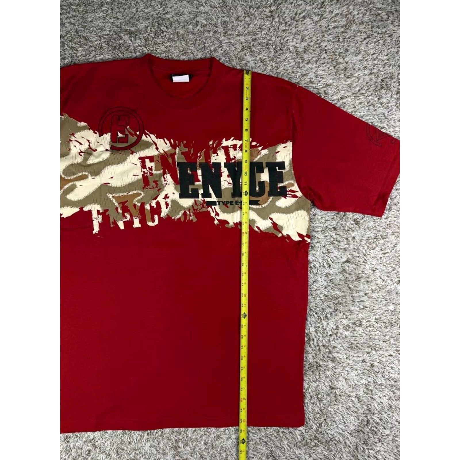 Enyce VINTAGE ENYCE T-Shirt XXL Red 2000s Made In Canada Graphic Big Logo Hip Hop Tee RARE Mens 90s 00s Size US XXL / EU 58 / 5 - 5 Thumbnail