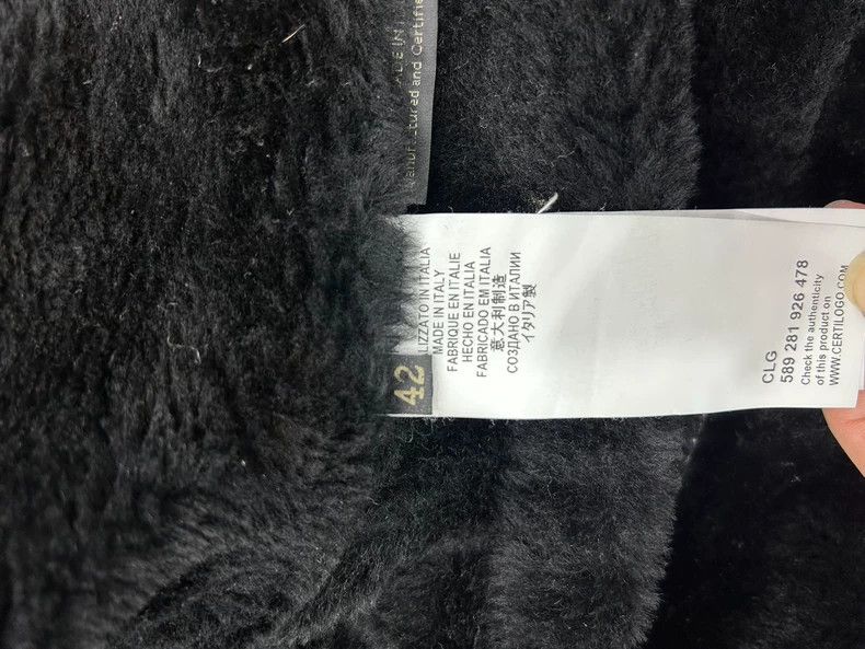 Versace Versace Fur is integrated into the leather coat Size S / US 4 / IT 40 - 7 Thumbnail