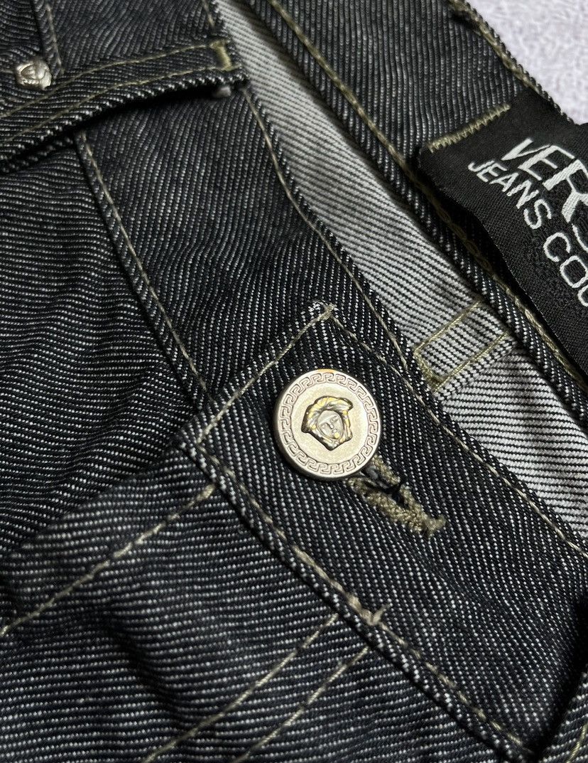 Versace × Vintage Vintage Versace Gray Denim Jeans Y2K 30 Size US 30 / EU 46 - 6 Thumbnail