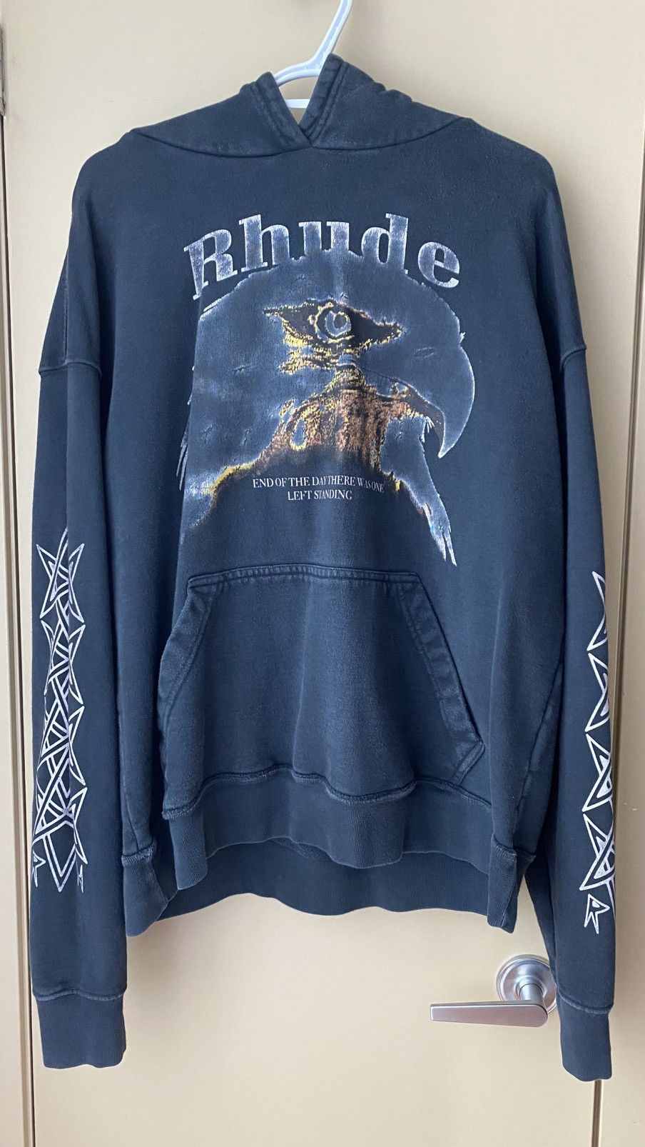 Rhude Rhude Eagle Sweater Hoodie Black Size Medium Size US M / EU 48-50 / 2 - 1 Thumbnail