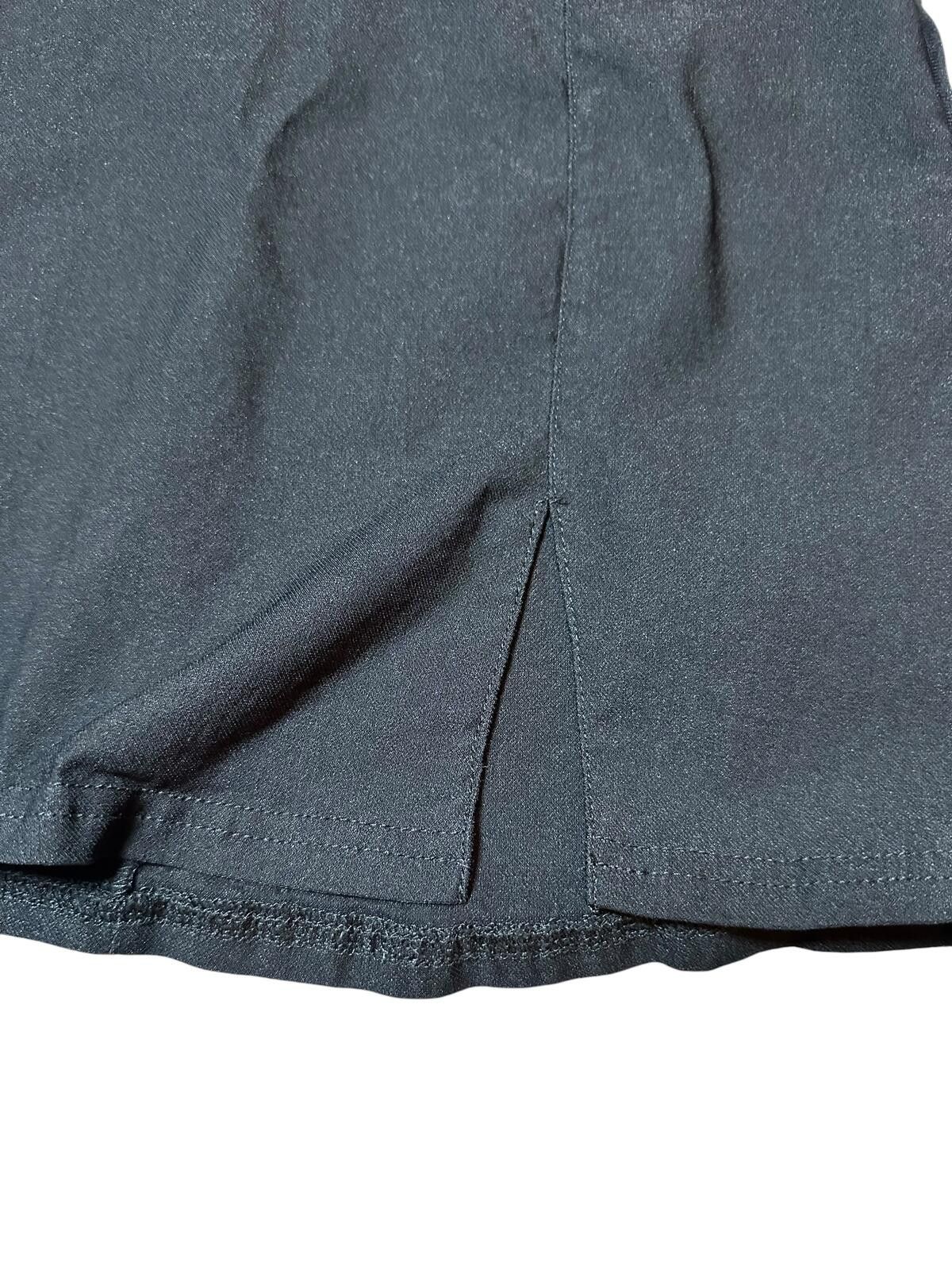 Other Classic Black Mini Skirt with Back Slit Size 26" / US 2 / IT 38 - 2 Thumbnail