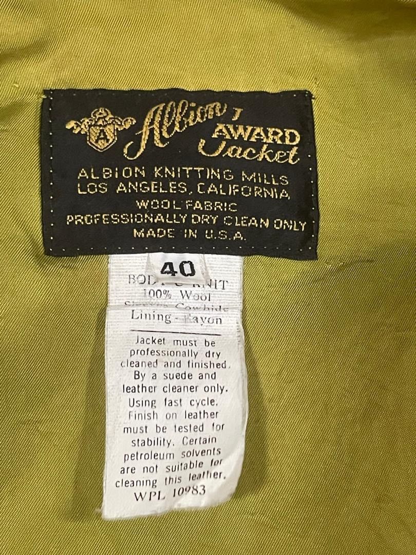 Vintage Vintage 90s Albion Varsity Jacket Size US M / EU 48-50 / 2 - 21 Thumbnail