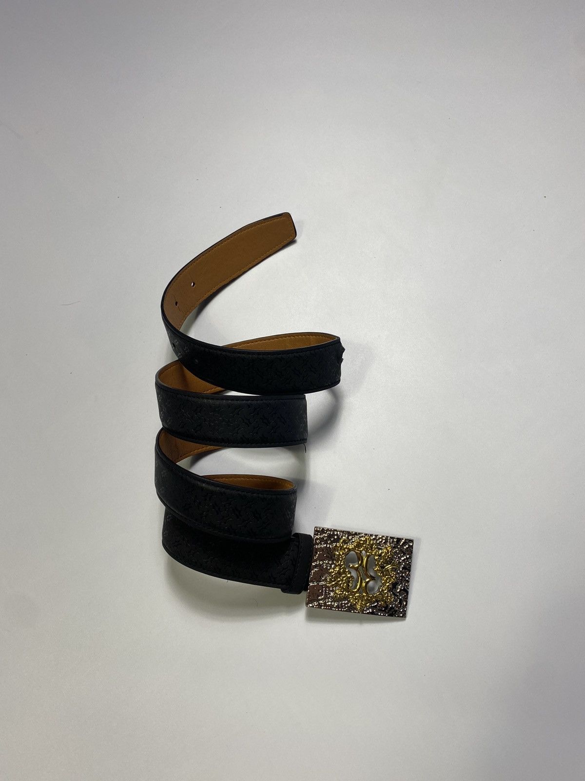 Billionaire Couture Billionaire Metal Buckle Monogram Belt Y2k Hype Size ONE SIZE - 1 Thumbnail