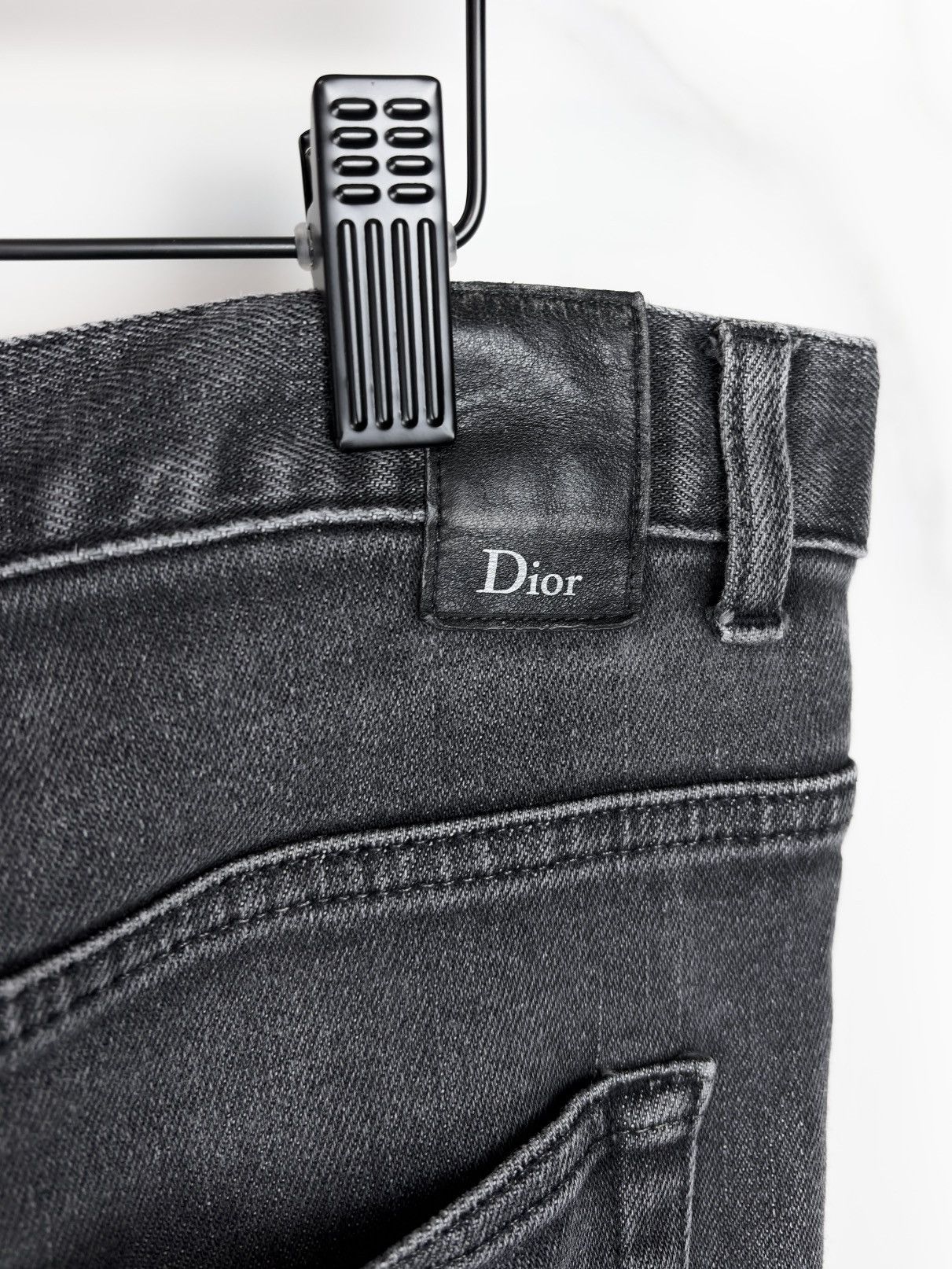 Dior Dior Homme Gray Skinny Denim Jeans KVA Size US 31 - 5 Thumbnail