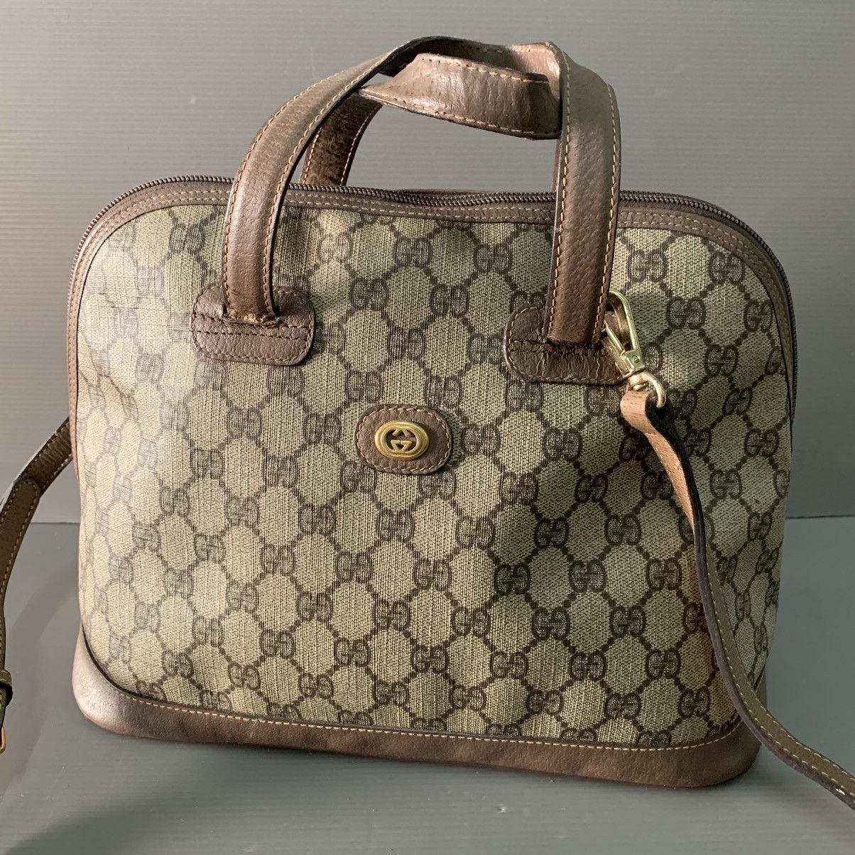 Gucci Gucci Monogram Vintage Alma Bag Size ONE SIZE - 2 Thumbnail