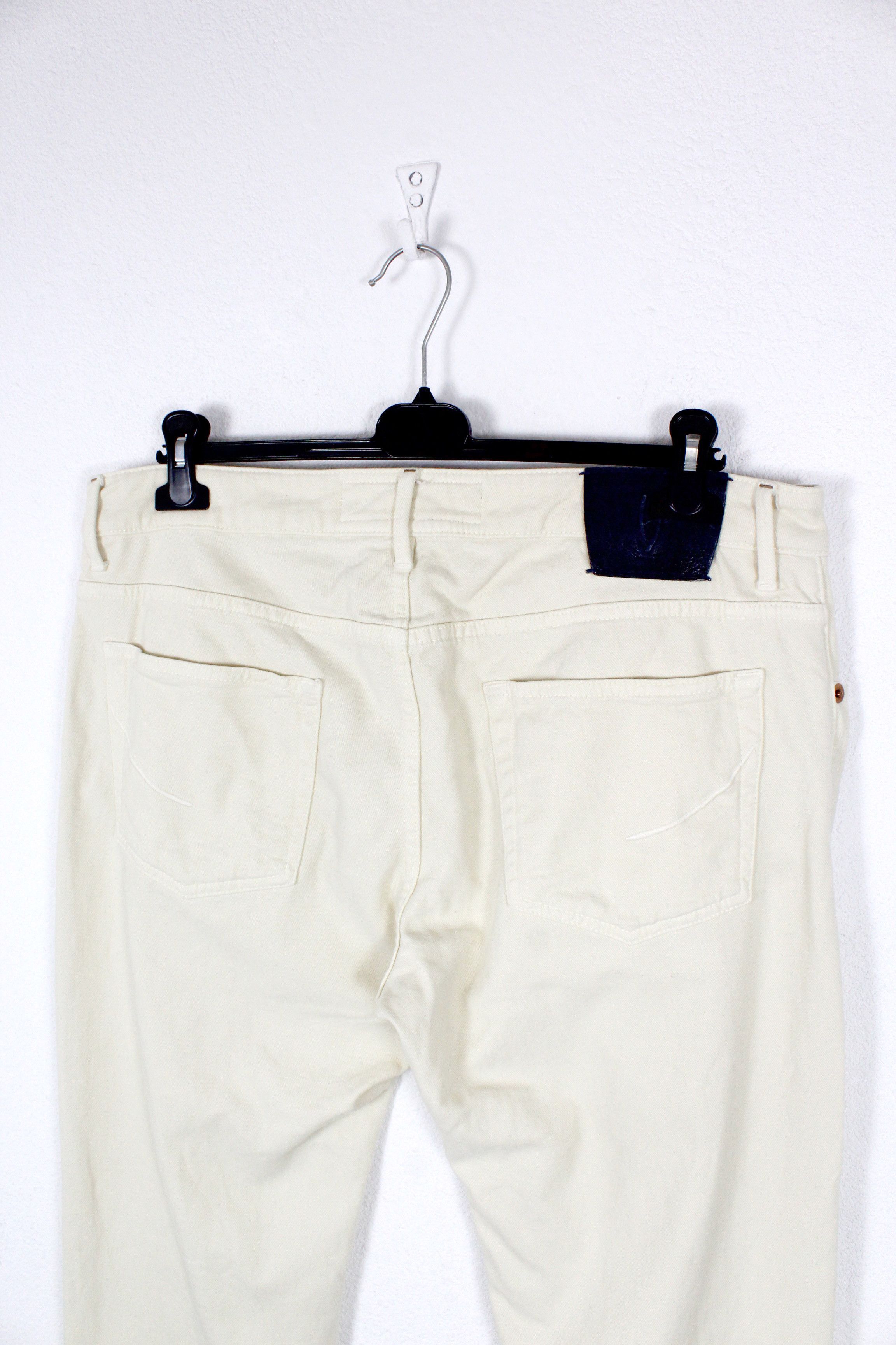 Designer Mens Handpicked Beige Ravello Pants 38 Size US 38 / EU 54 - 6 Thumbnail