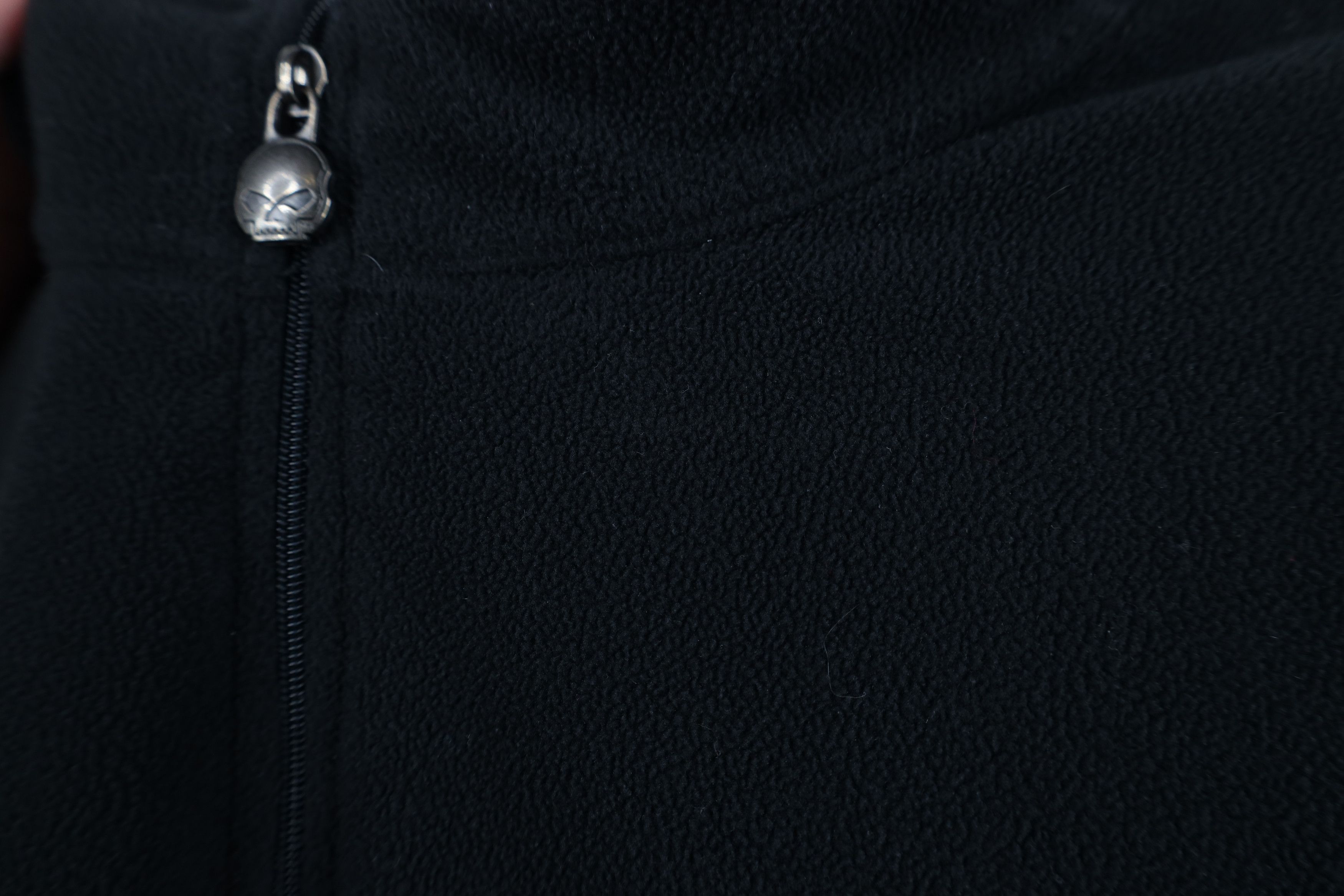 Harley Davidson Vintage Y2K Harley Davidson Skull Half Zip Fleece Sweater Size XXL / US 16-18 / IT 52-54 - 7 Thumbnail