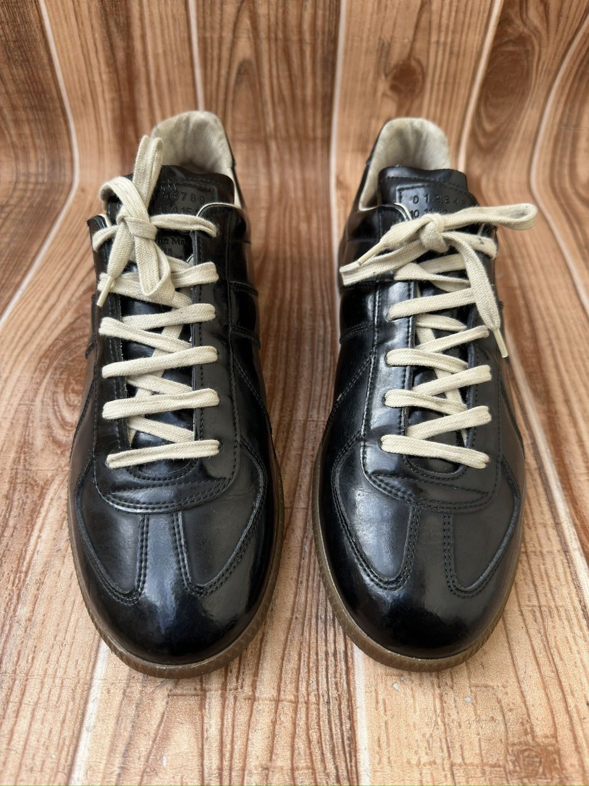 Leather Mega Bumper Ramones High Top Sneaks