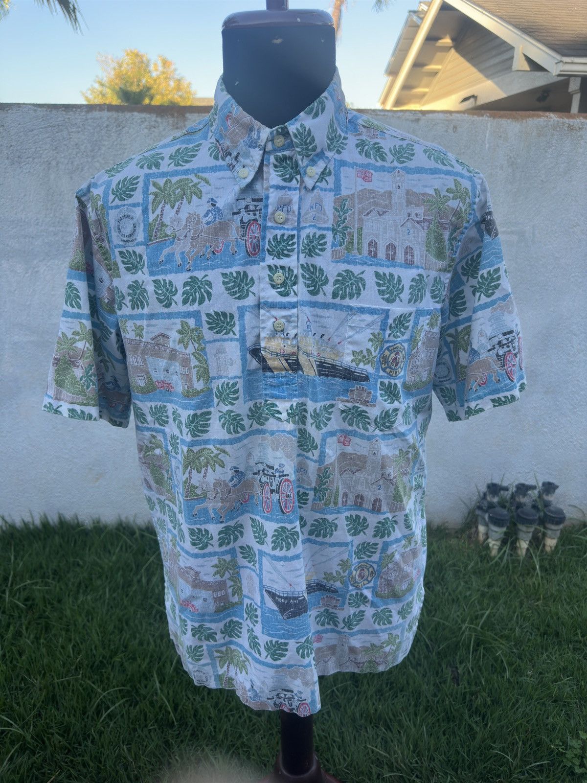 Reyn Spooner Reyn Spooner Dietrich Varez Honolulu Fire Department Men's L Size US L / EU 52-54 / 3 - 1 Thumbnail