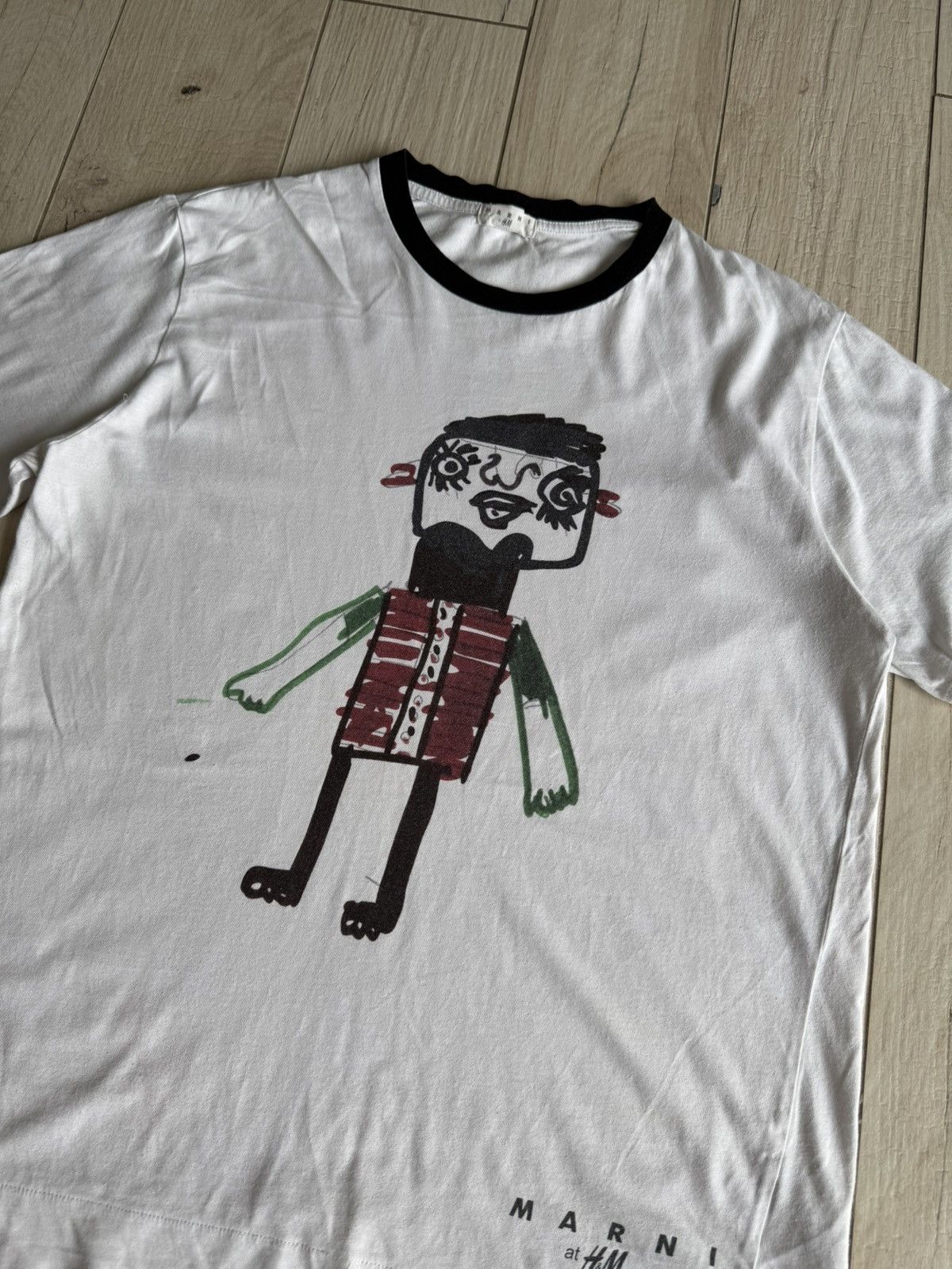 Marni FW12 Marni X H&M Abstract Printed T-Shirt Size US L / EU 52-54 / 3 - 3 Thumbnail