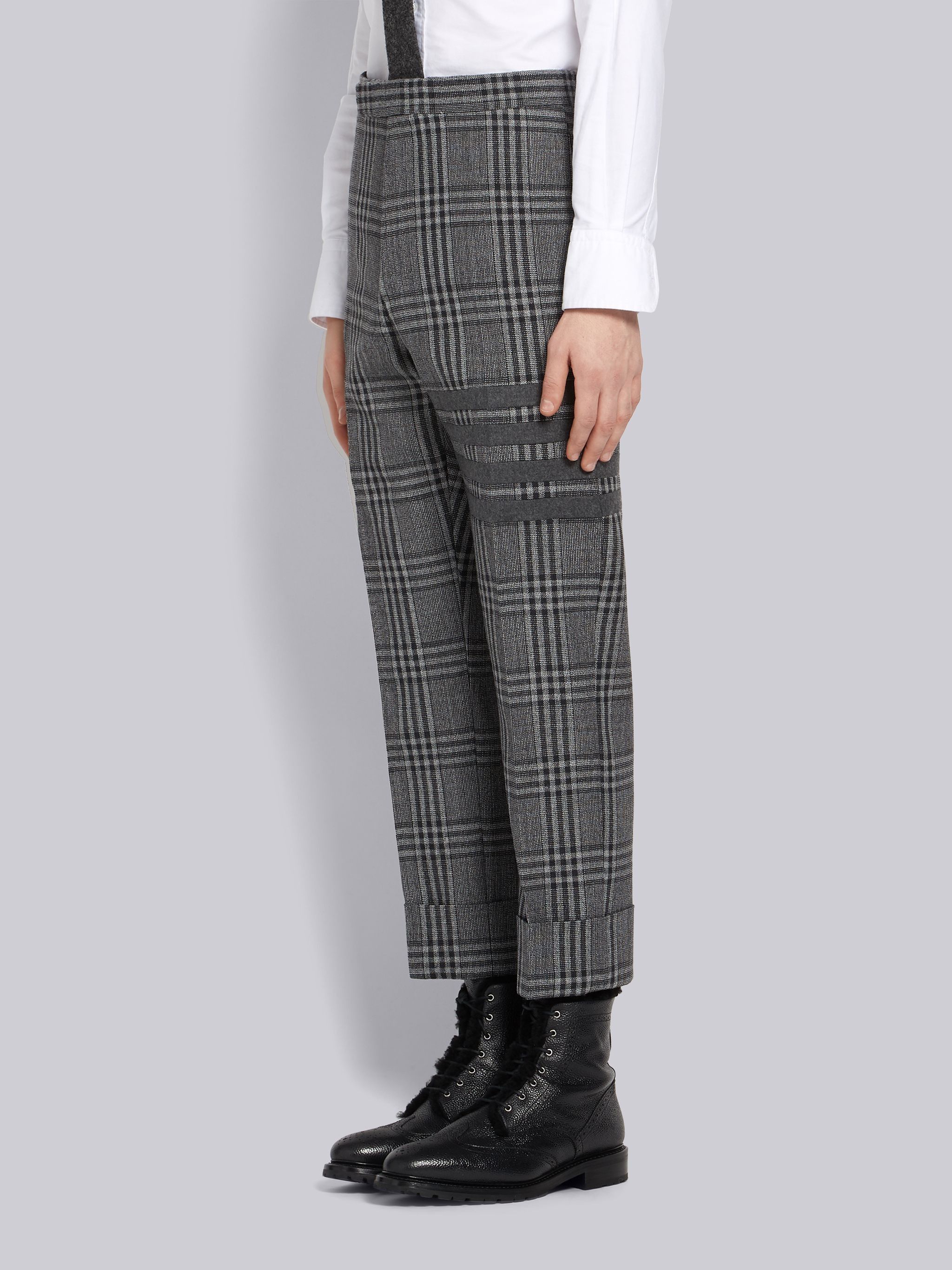 Thom Browne o1tko10925 Plaid Cropped Pants in Multicolor Size US 34 / EU 50 - 3 Thumbnail