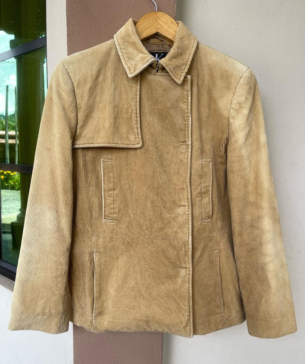 Calvin Klein × Designer × Vintage Calvin Klein Corduroy Jacket Size US M / EU 48-50 / 2 - 1 Thumbnail