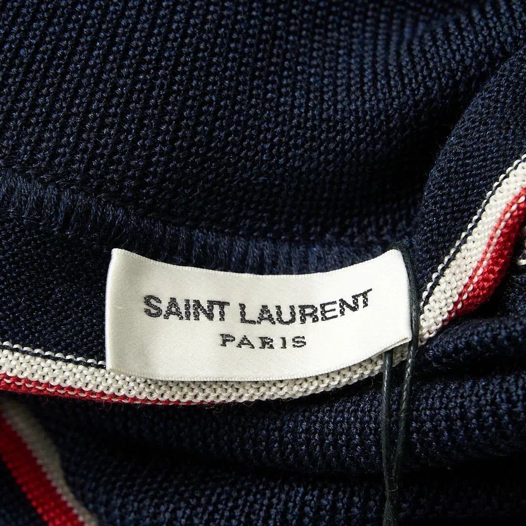 Saint Laurent Paris Saint Laurent Men's Striped Turtleneck Sweater. Size US M / EU 48-50 / 2 - 7 Thumbnail