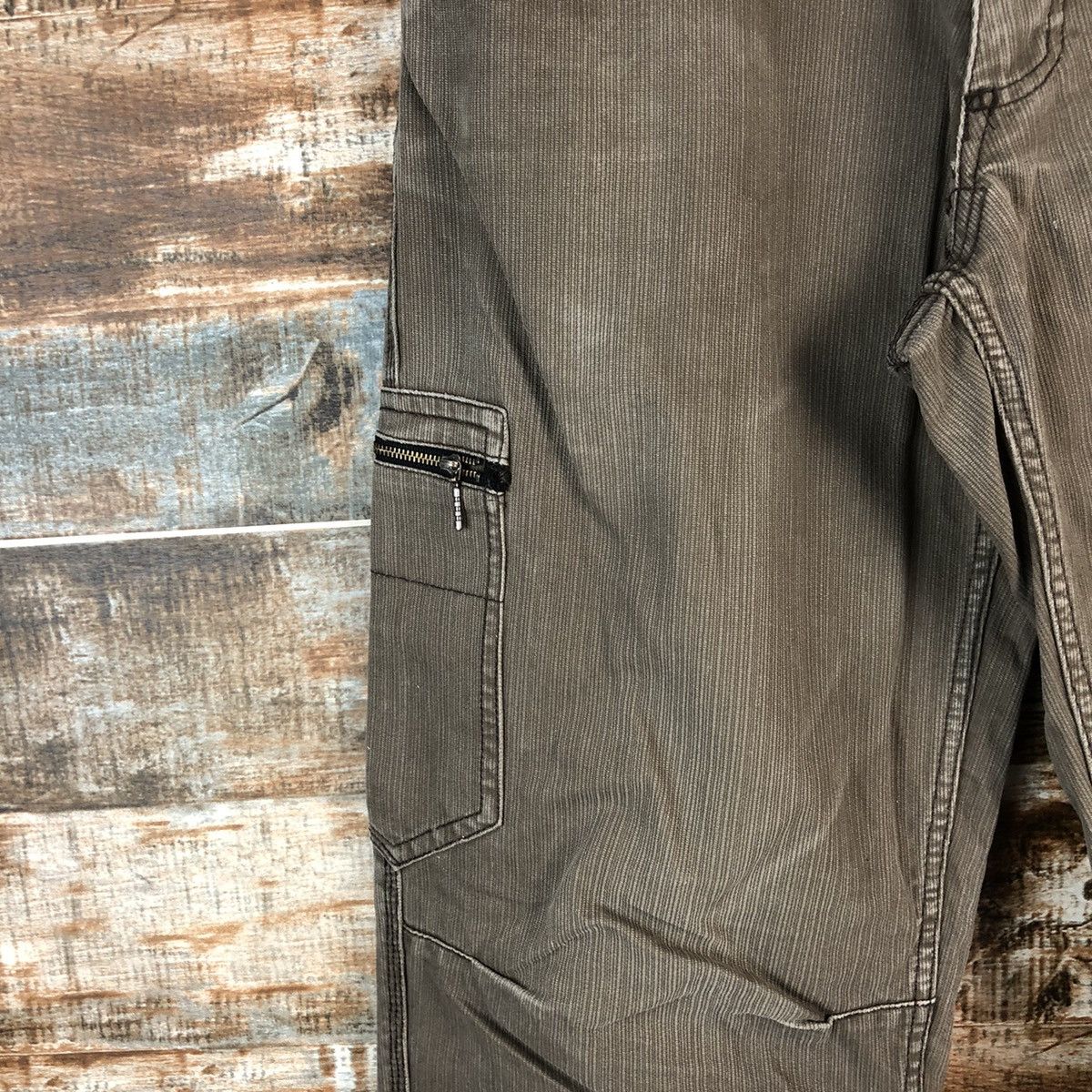 Faded Glory × Japanese Brand Dogman Brown Cargo Multipocket Pants #A2528 Size US 31 - 9 Thumbnail