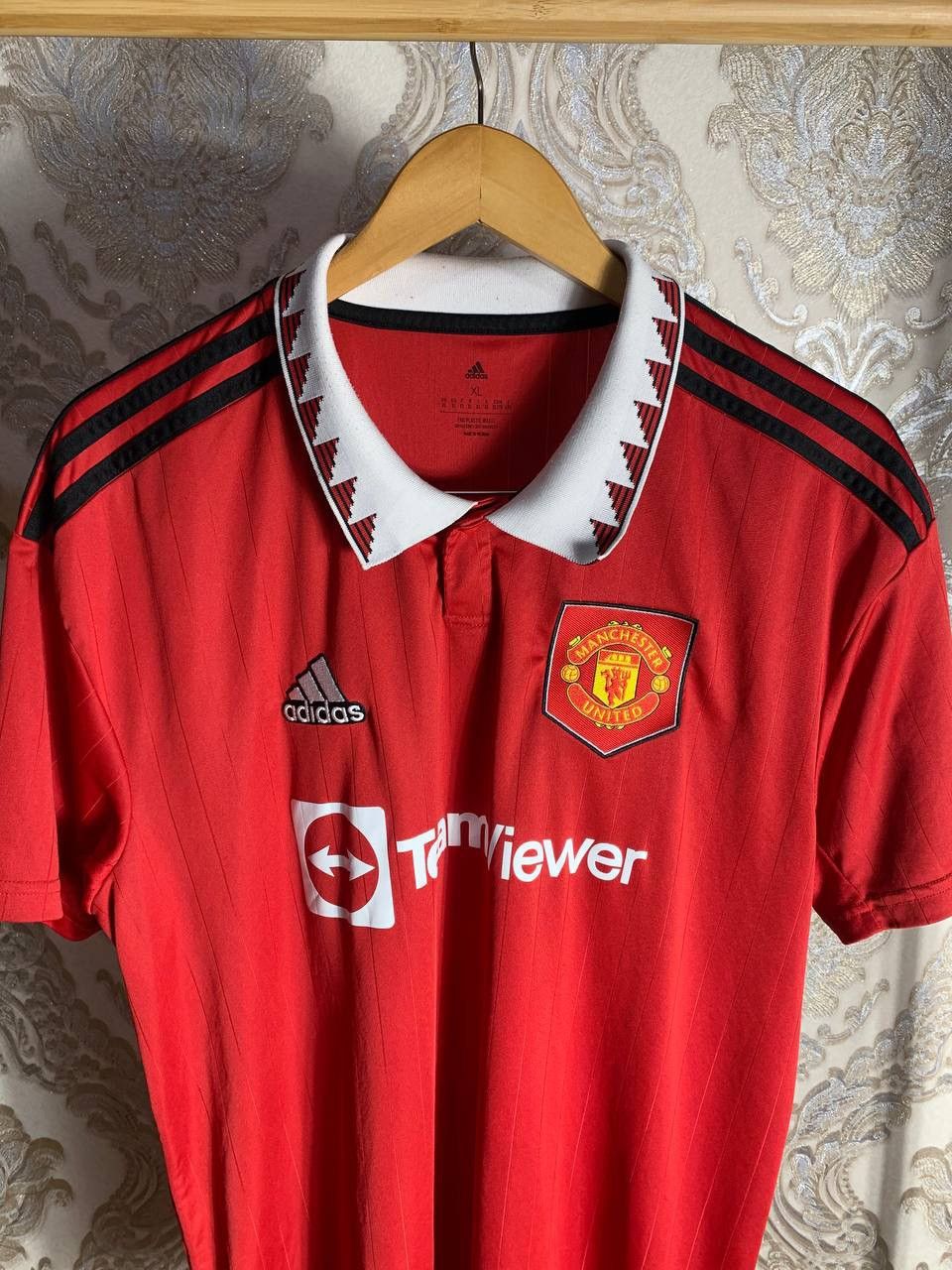 Adidas VINTAGE ADIDAS FC MANCHESTER UNITED ENGLAND SOCCER JERSEY Size US XL / EU 56 / 4 - 2 Thumbnail