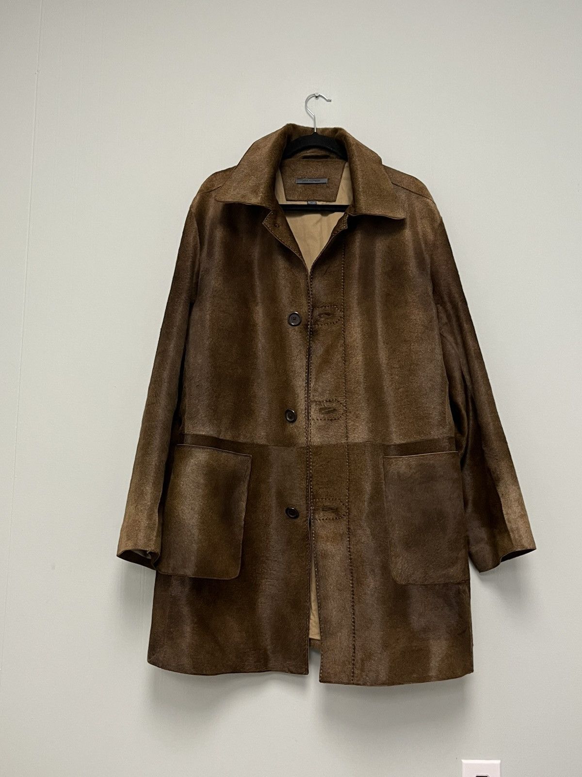 John Varvatos Calf Hair Coat. Size EU 52 USA 42 Size US L / EU 52-54 / 3 - 18 Thumbnail