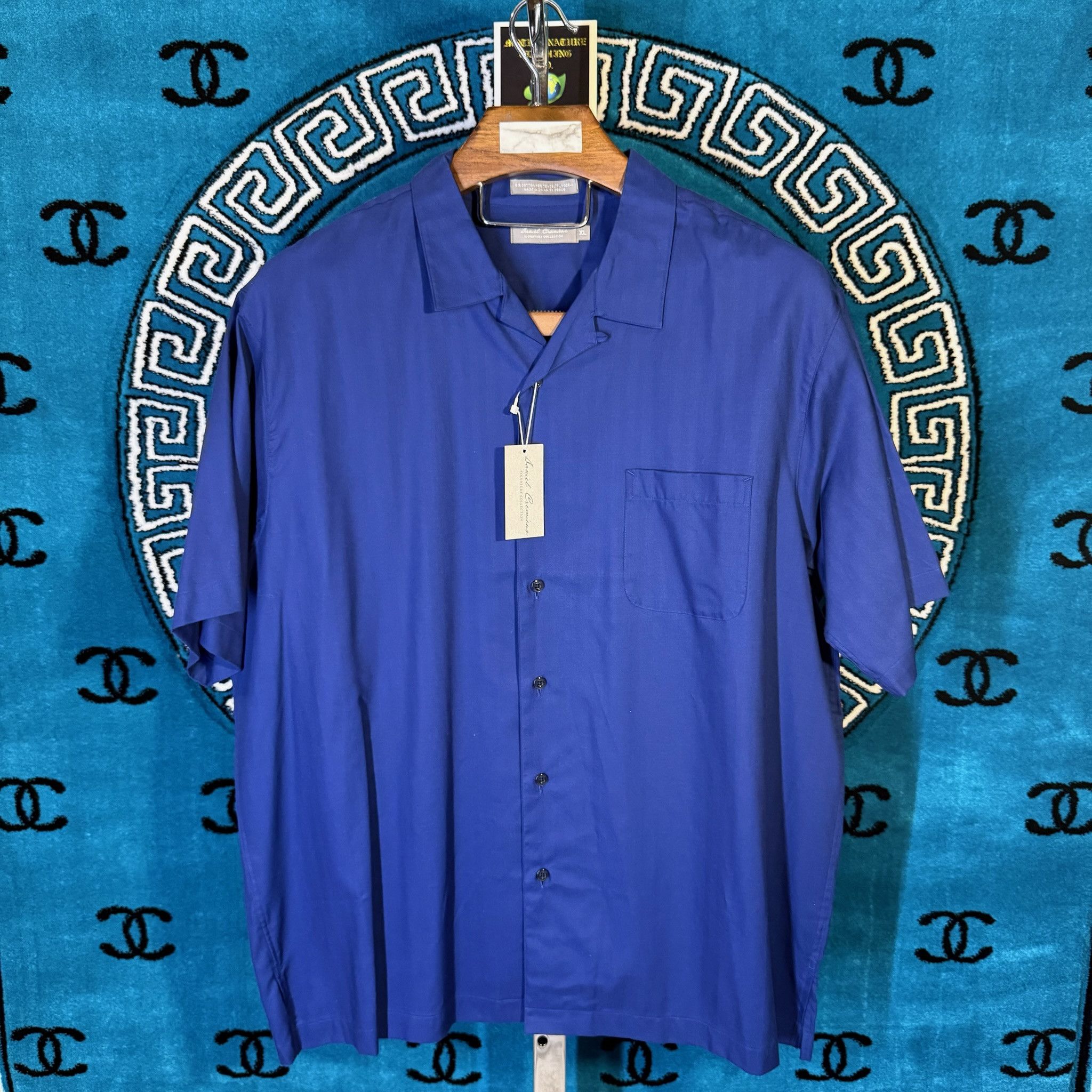 Daniel Cremieux SIGNATURE COLLECTION CREMIEUX S/S BUTTON UP Size US XL / EU 56 / 4 - 1 Preview