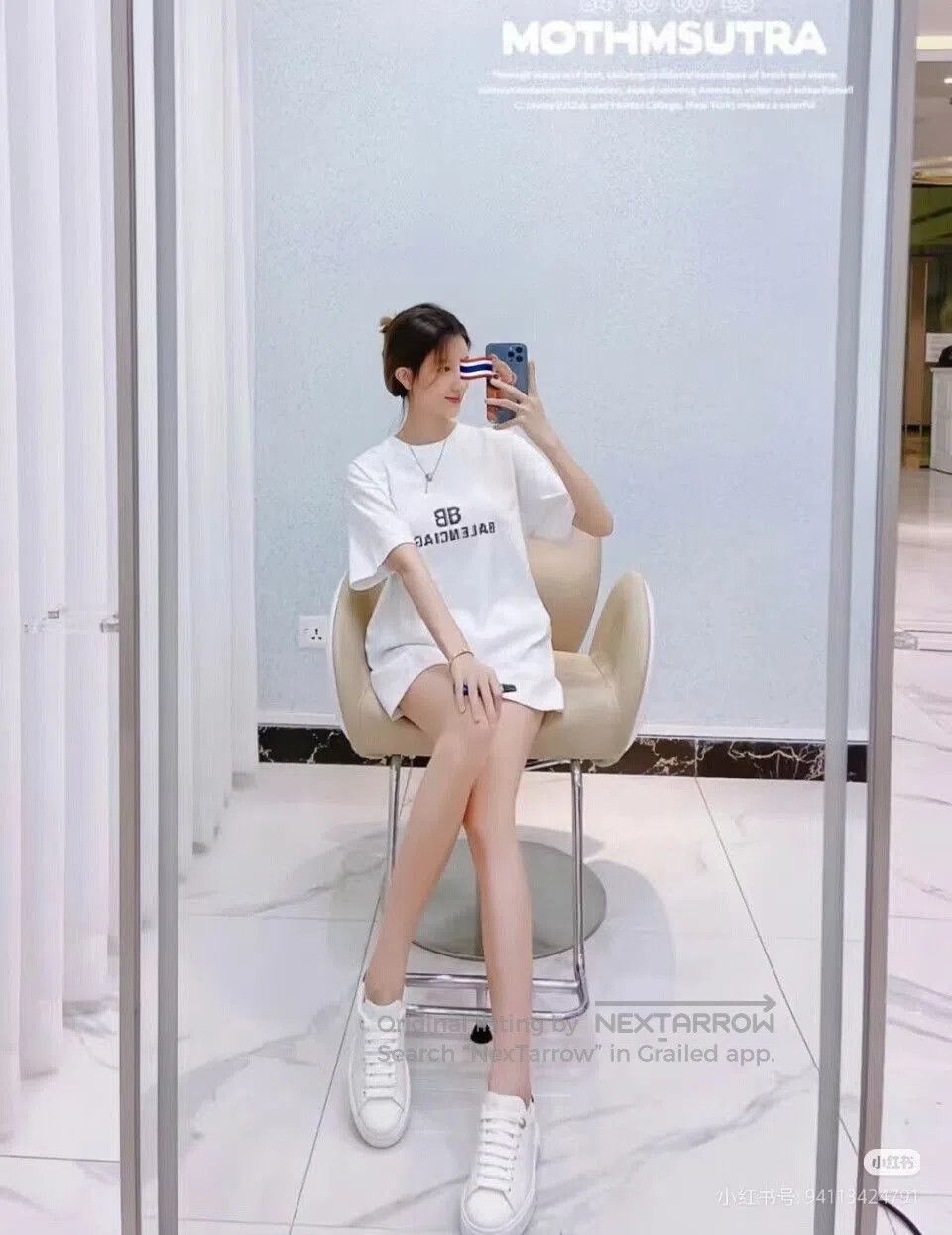 Balenciaga Balenciaga Mosaic Logo Short Sleeve T-Shirt. Size US S / EU 44-46 / 1 - 2 Thumbnail