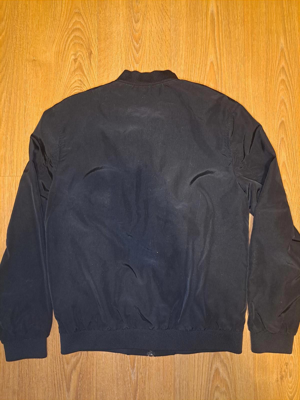 H&M H&M Bomber Jacket Mens Small Black Full Zip Pockets Size US S / EU 44-46 / 1 - 5 Thumbnail