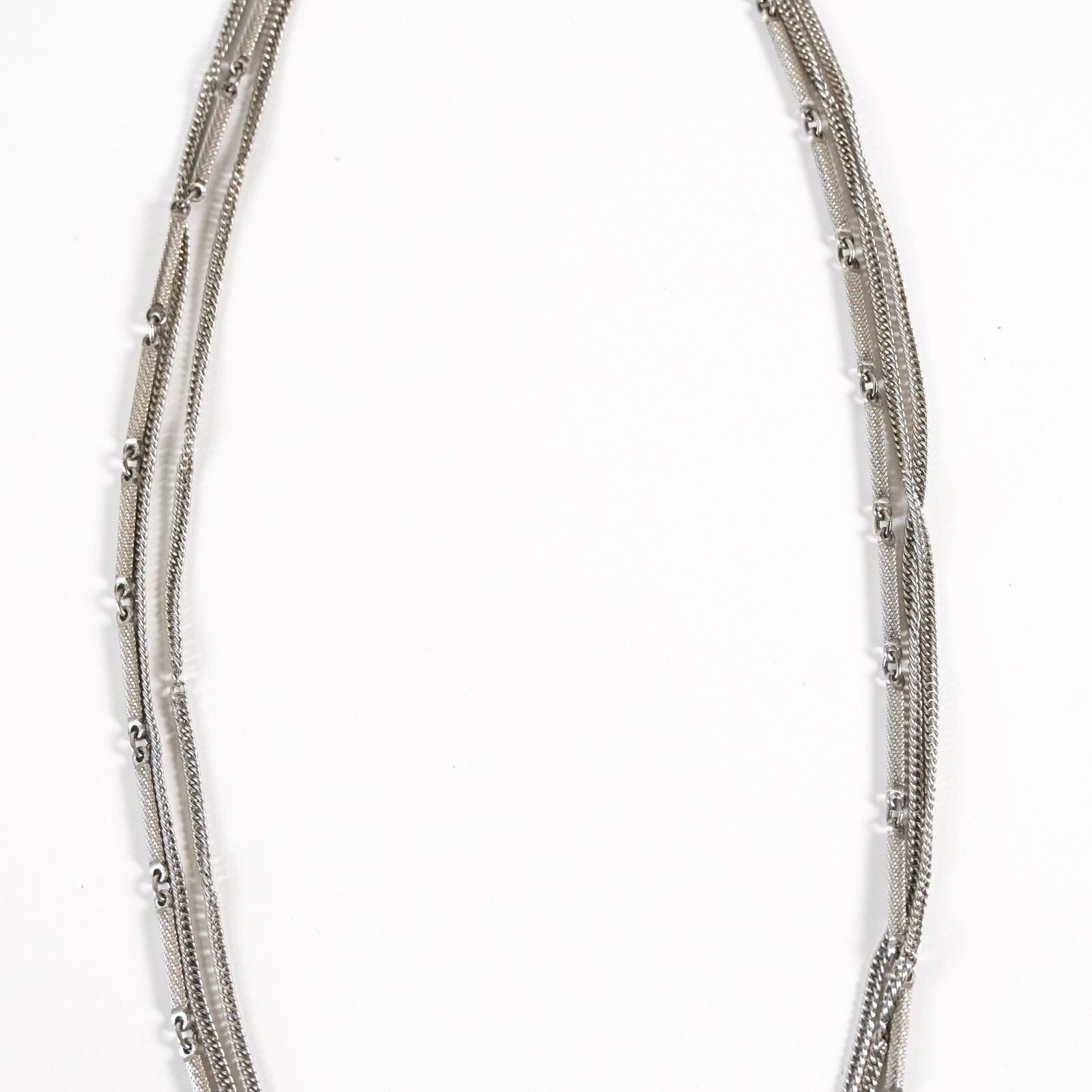 Other Stainless Steel Threaded Bar Cuban Chain Link Necklace Size ONE SIZE - 3 Thumbnail