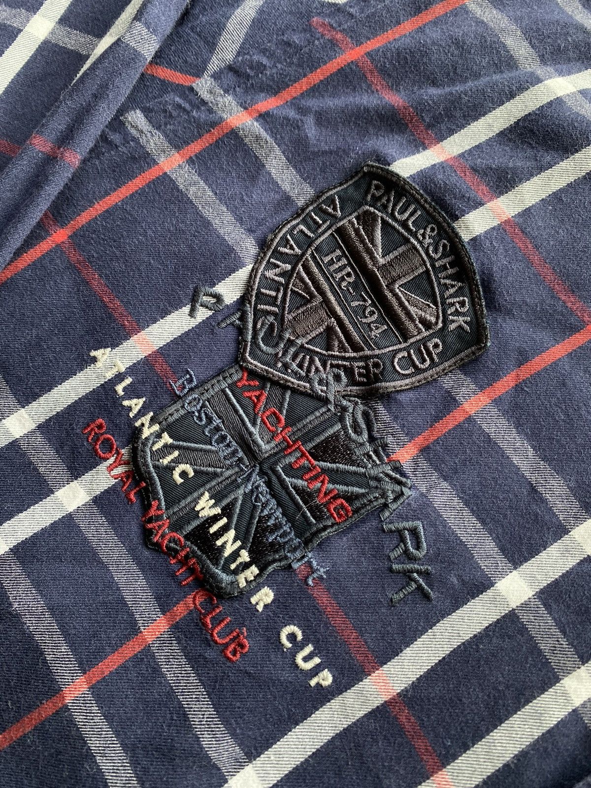 Paul & Shark Paul & Shark Yachting Royal Flannel Boston Shirt Button Up Size US L / EU 52-54 / 3 - 6 Thumbnail