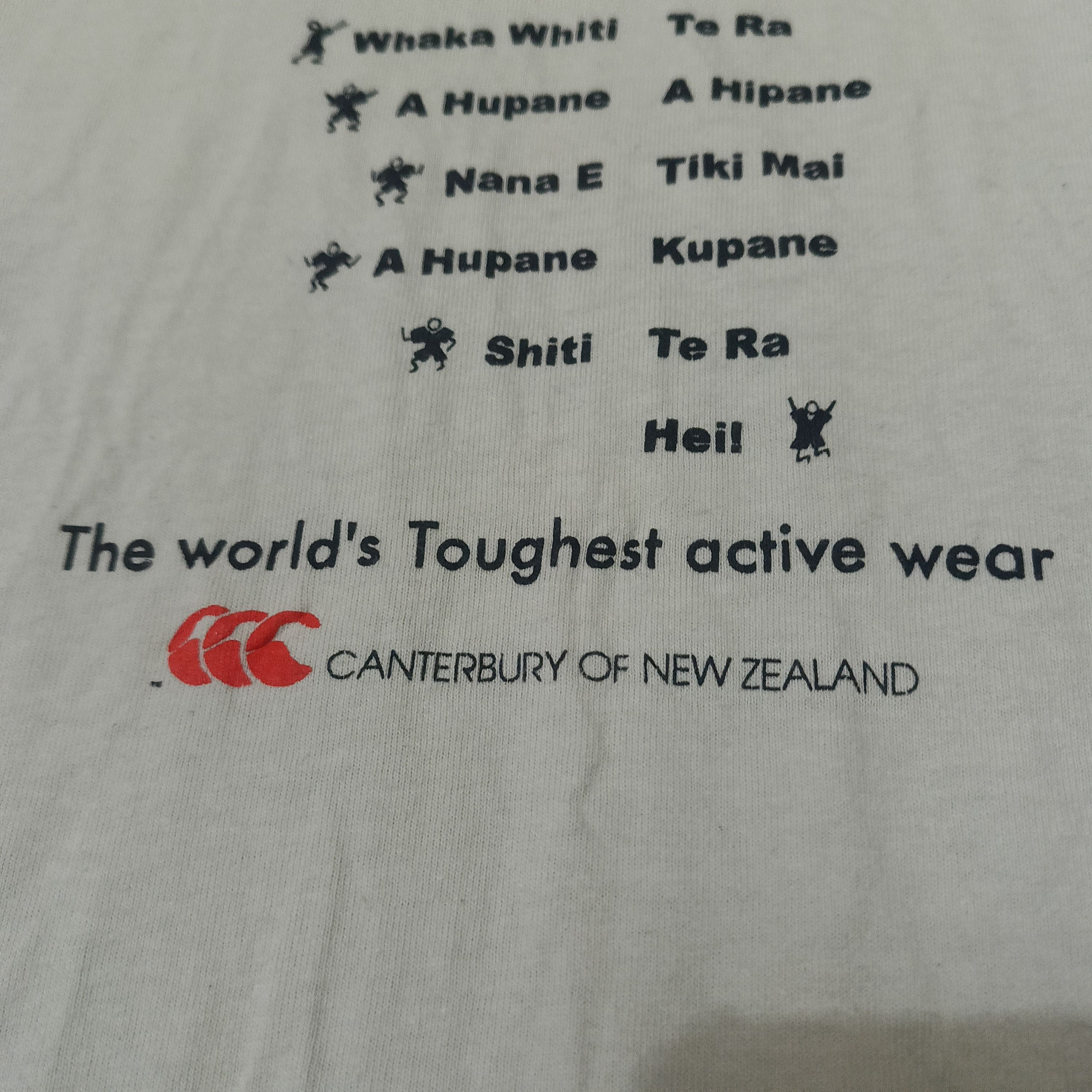 Canterbury of New Zealand × Japanese Brand The Haka Warcry Canterbury of new zealand t shirt Size US L / EU 52-54 / 3 - 3 Thumbnail