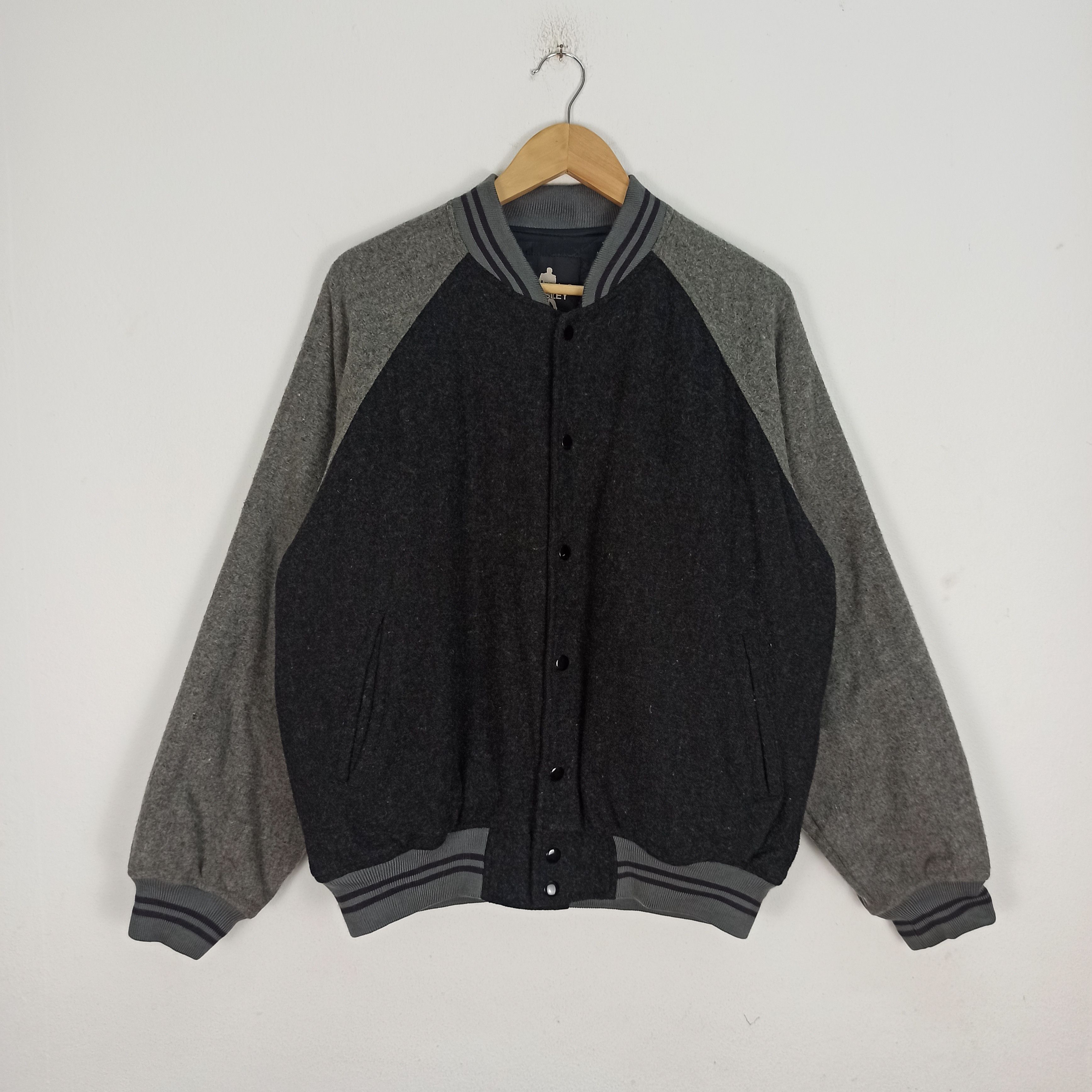 Other Vintage 90s Elvis Presley Wool Varsity Jacket Size US L / EU 52-54 / 3 - 5 Thumbnail