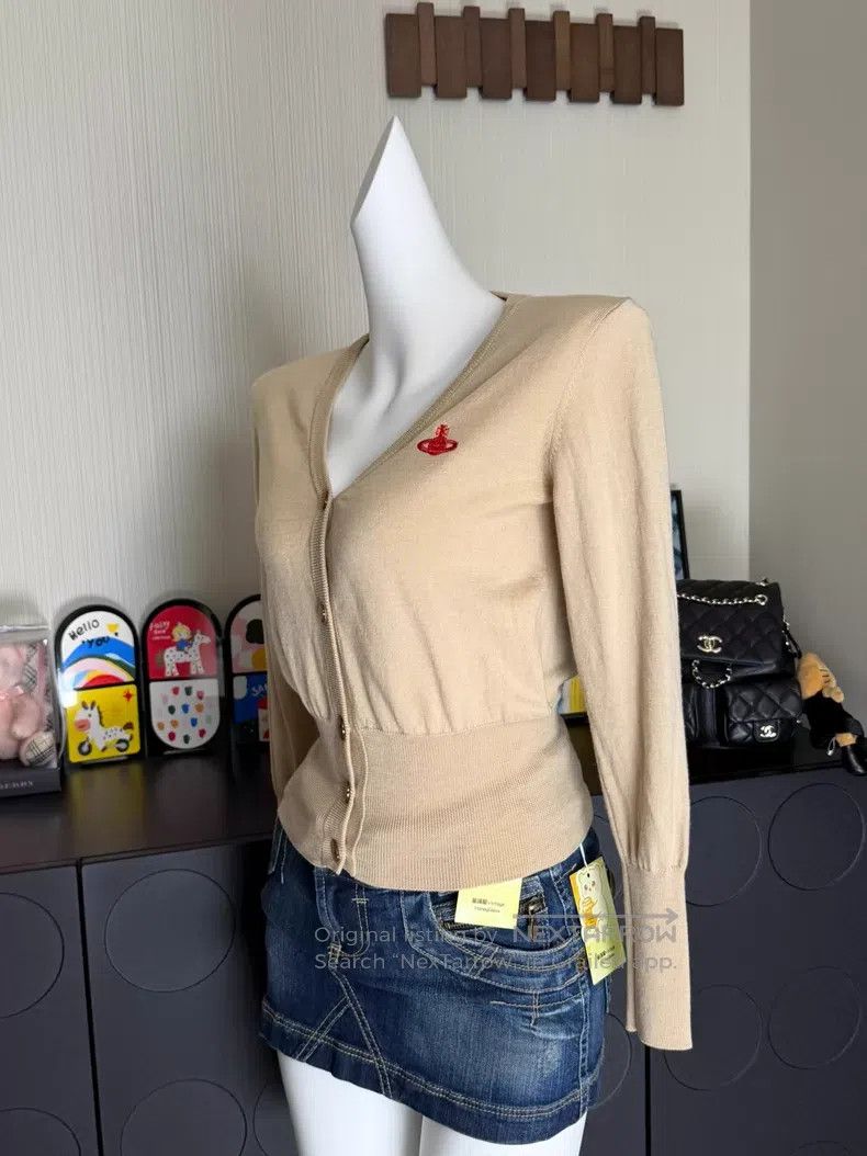 Vivienne Westwood Vivienne Westwood Full Star Logo Button Cardigan Vintage Size M / US 6-8 / IT 42-44 - 2 Thumbnail