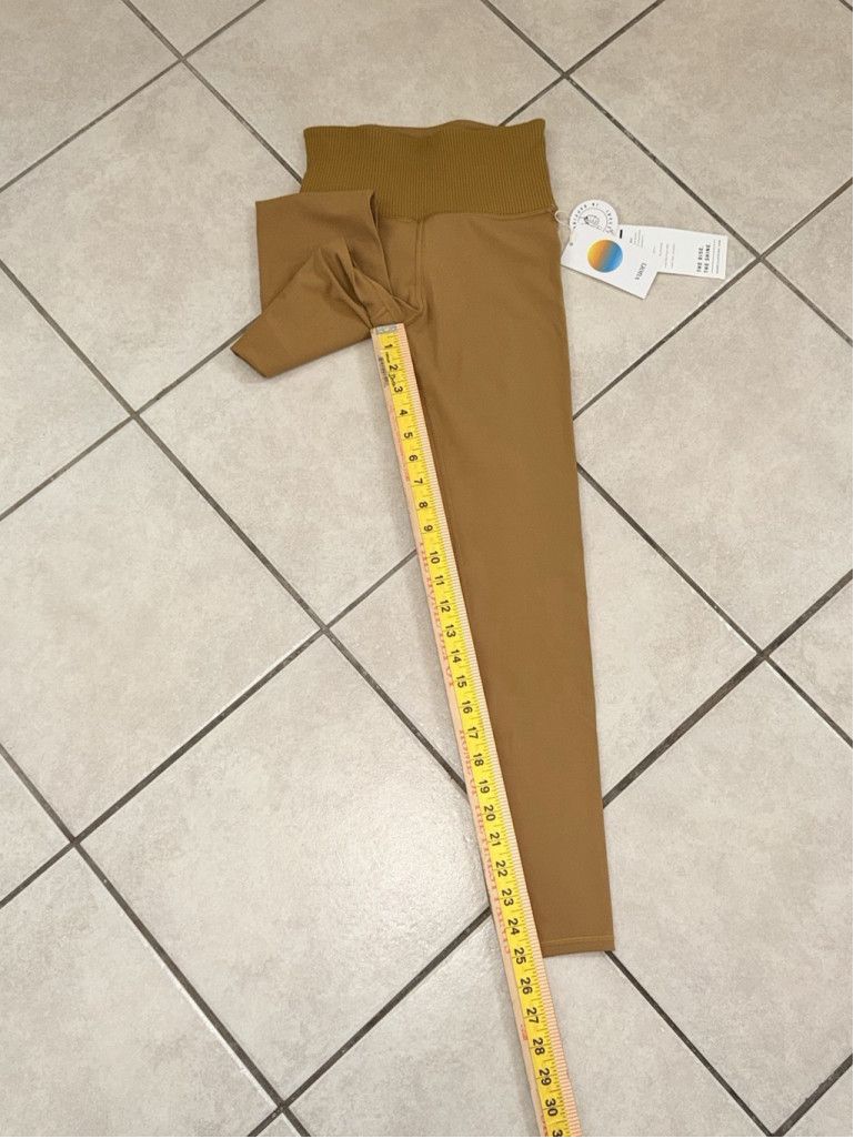 Vuori VUORI RIB STUDIO LEGGING 25”DARK GOLDEN COLOR SIZE XS NWT Size 26" / US 2 / IT 38 - 7 Thumbnail