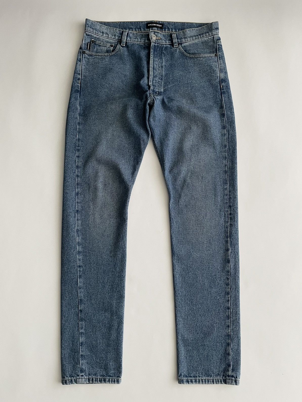 Balenciaga by Demna Knee Slit Denim