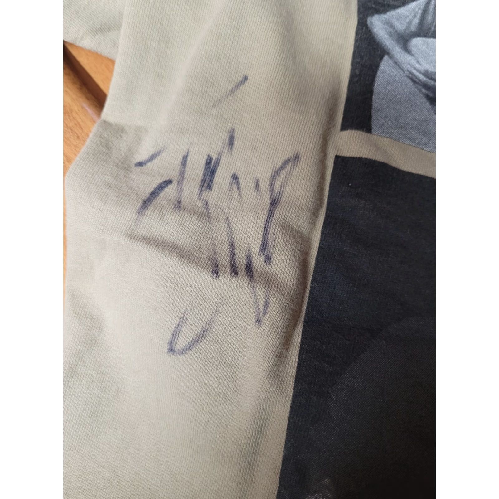 Hanes VTG Fates Warning A Pleasant Shade of Gray T Shirt XL Beige Cotton Hanes Regular Mens Autograph Graphic Tee Size US XL / EU 56 / 4 - 6 Thumbnail